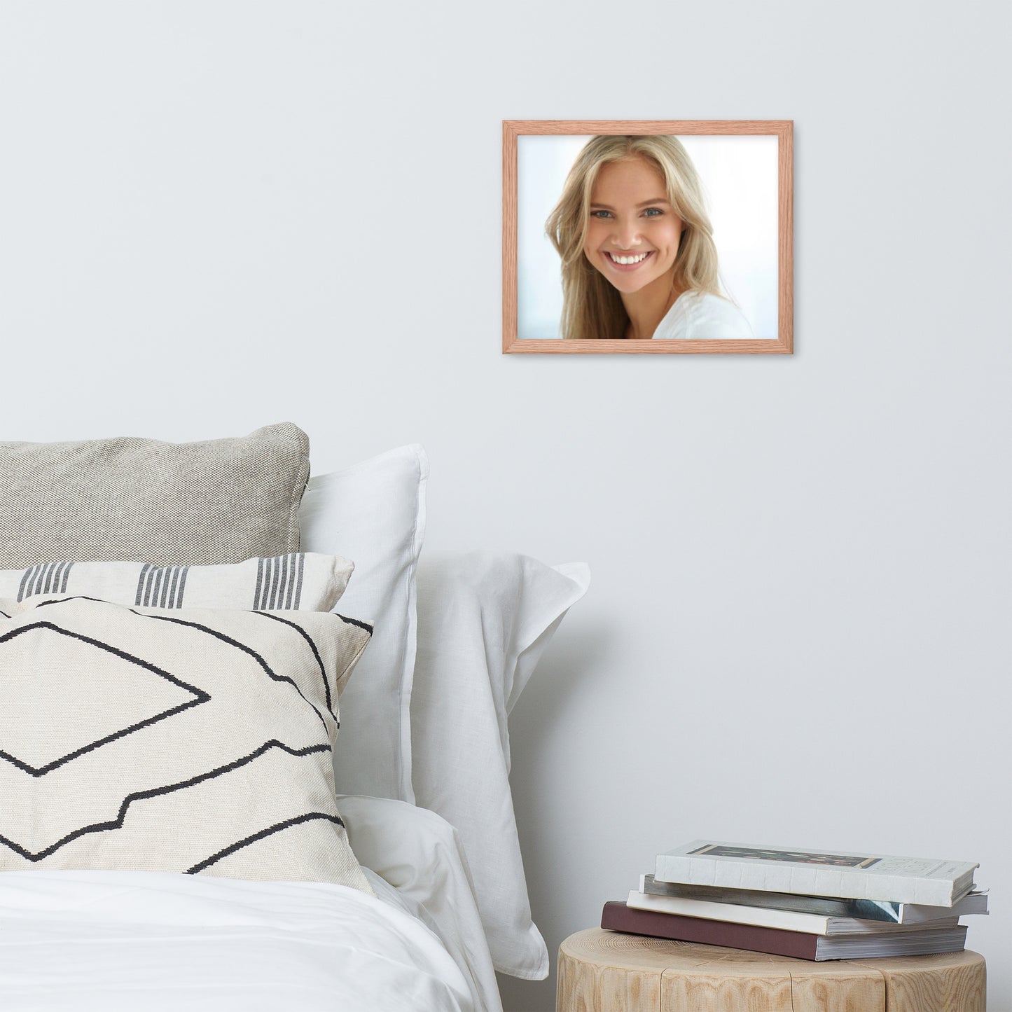 Smiles + Laughter = Priceless. Framed Poster Wall Art (Horizontal Model 0037)