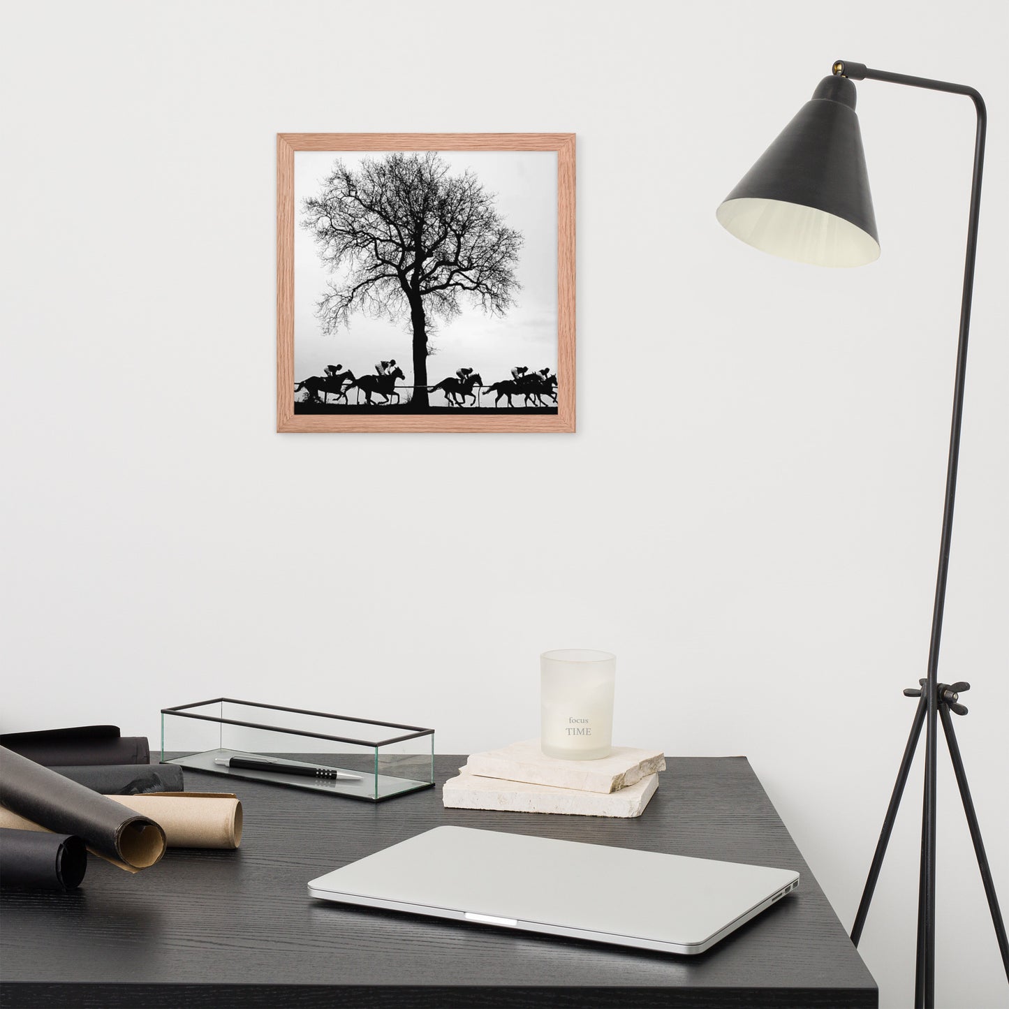 Framed Poster (Horse Wall Art Horizontal - Model 001)