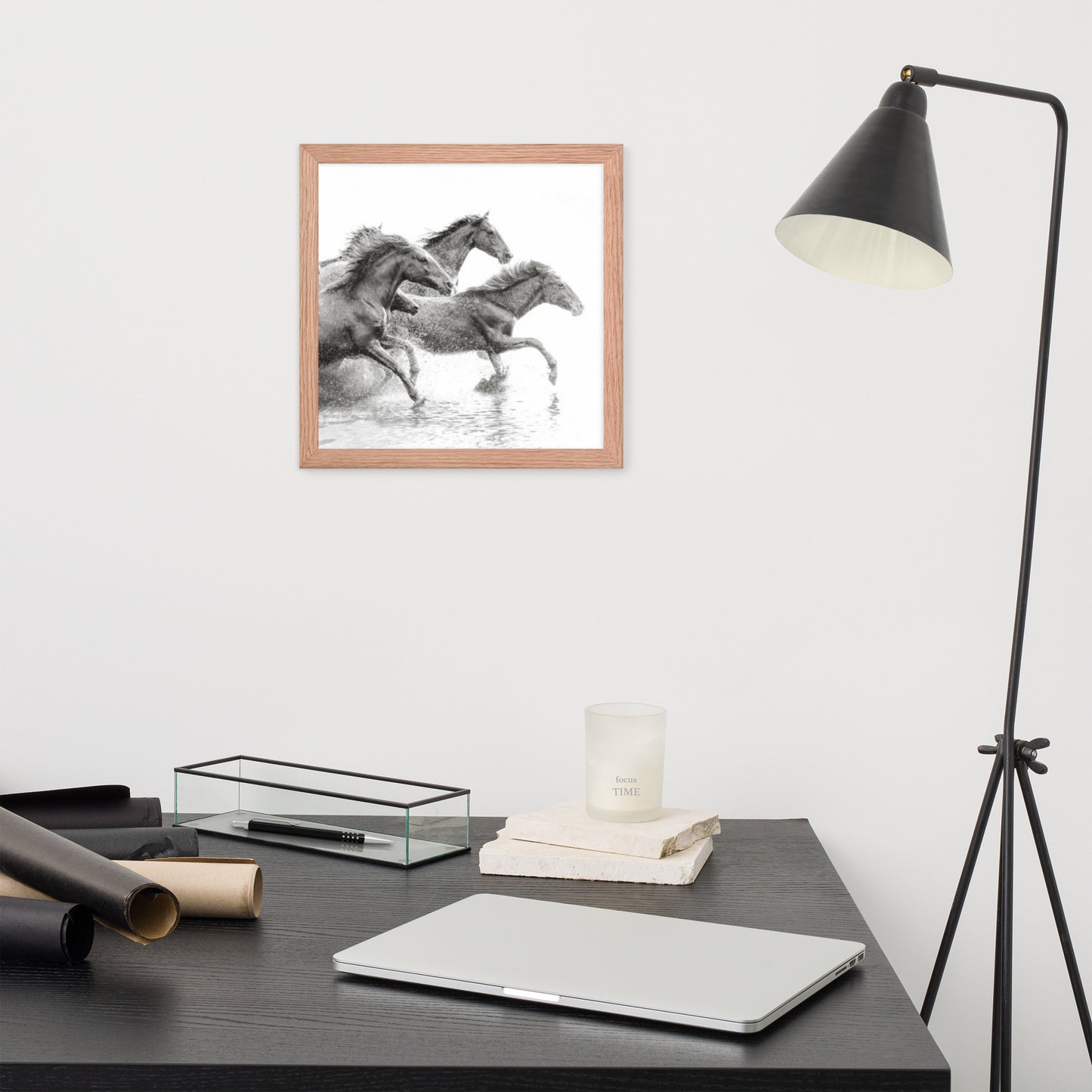 Framed Poster (Horse Wall Art Horizontal - Model 002)