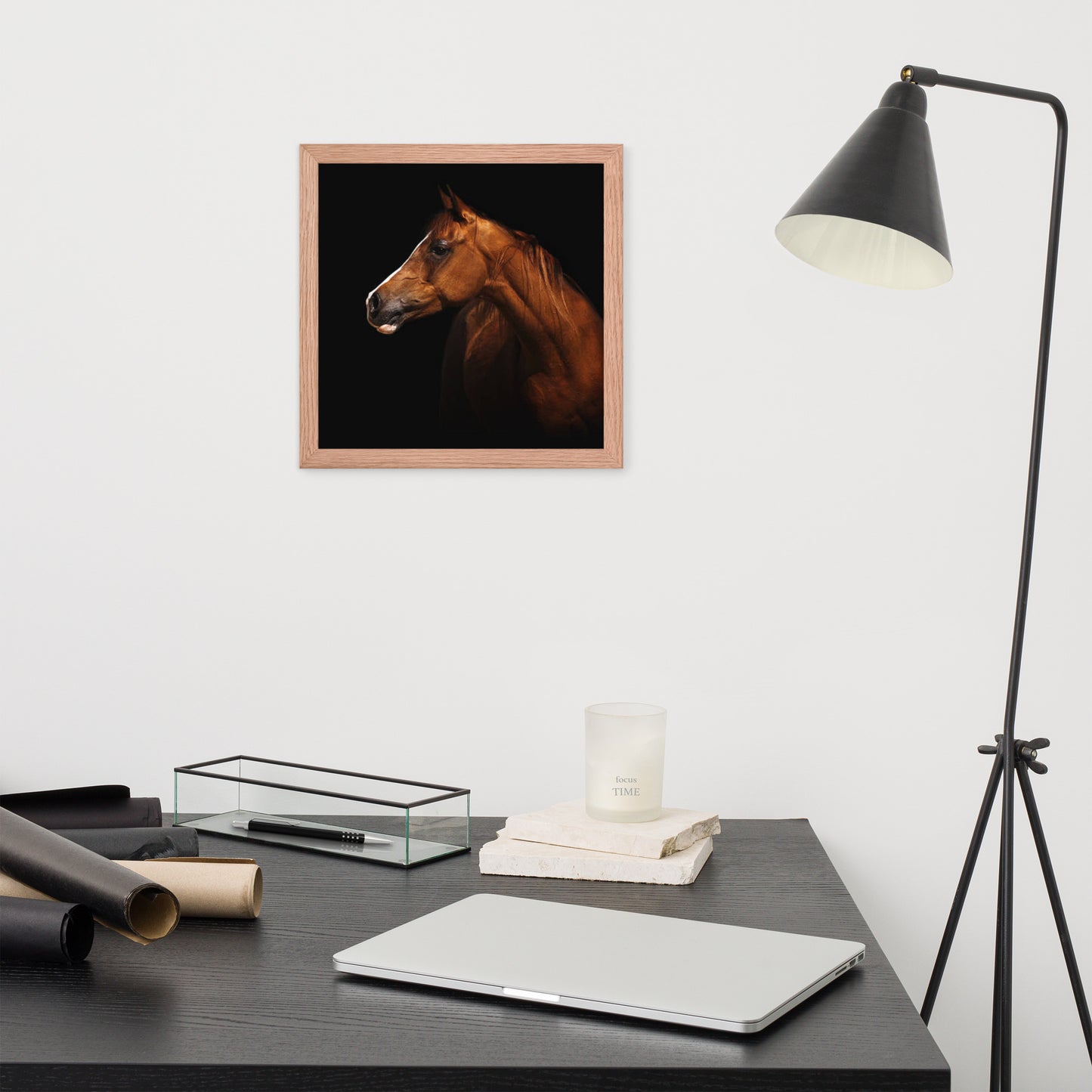 Framed Poster (Horse Wall Art Horizontal - Model 006)