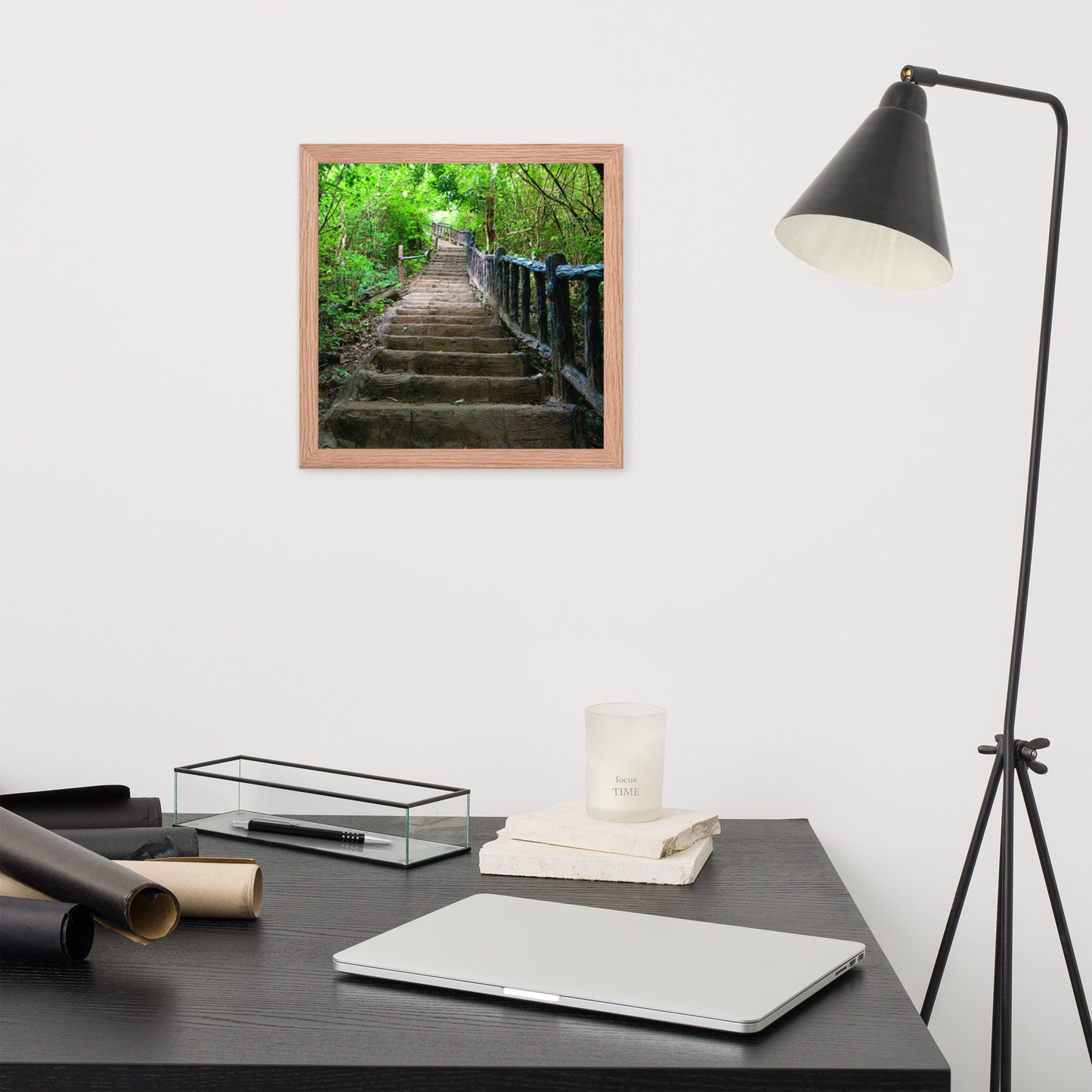 Scenic Nature View Framed Poster Wall Art (Horizontal Model 006)