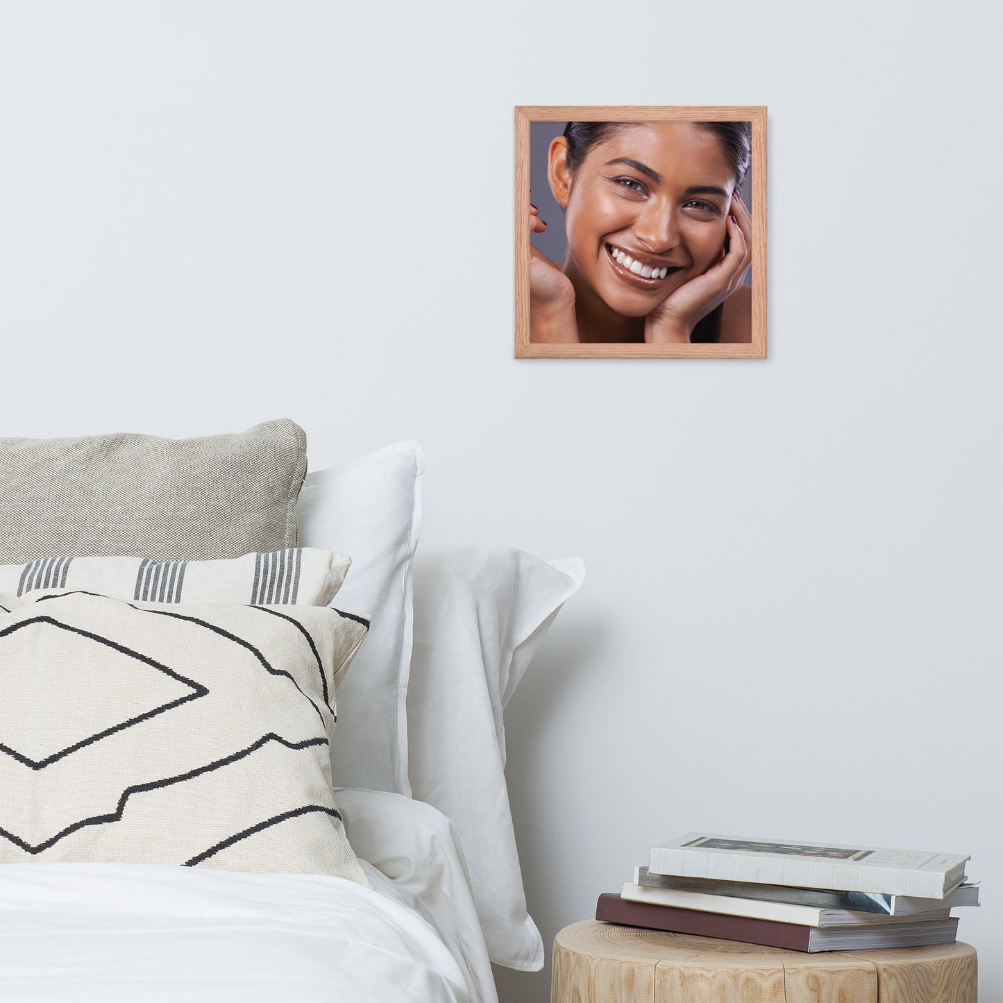 Smiles + Laughter = Priceless. Framed Poster Wall Art (Horizontal Model 0013)