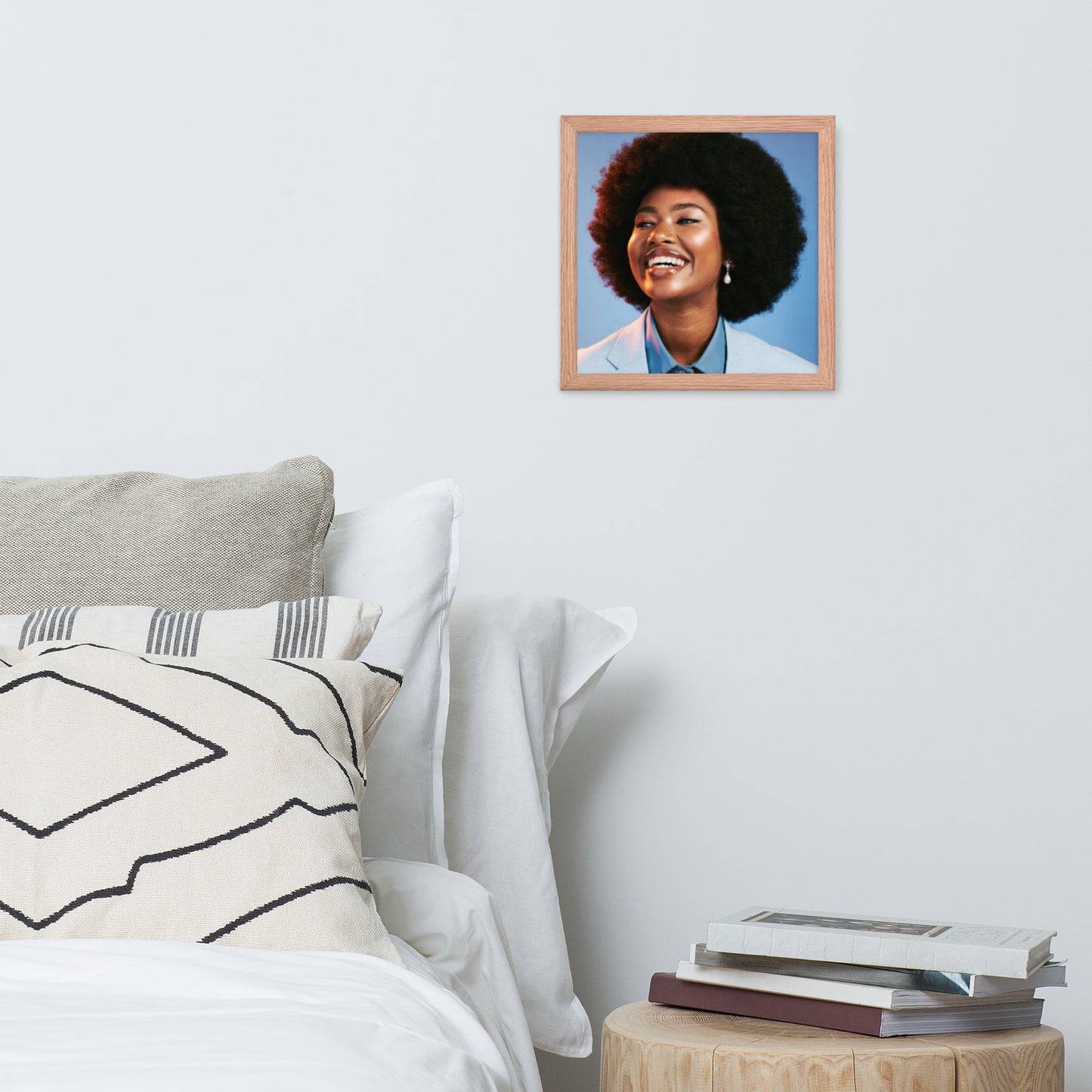 Smiles + Laughter = Priceless. Framed Poster Wall Art (Horizontal Model 0015)