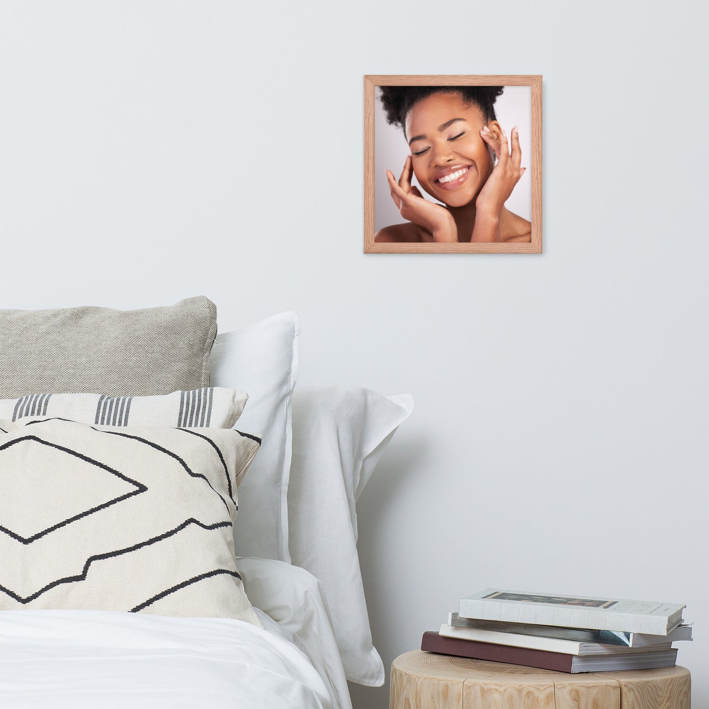 Smiles + Laughter = Priceless. Framed Poster Wall Art (Horizontal Model 0022)