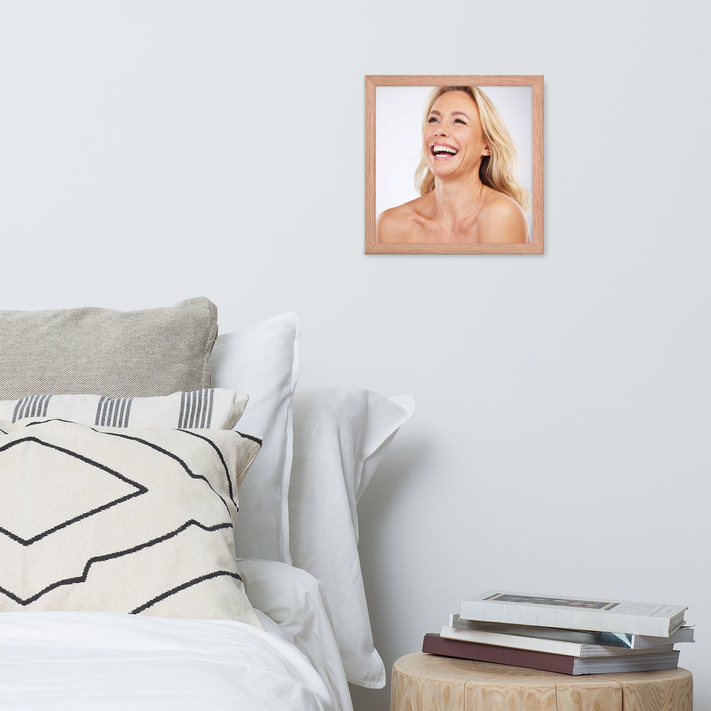 Smiles + Laughter = Priceless. Framed Poster Wall Art (Horizontal Model 0033)