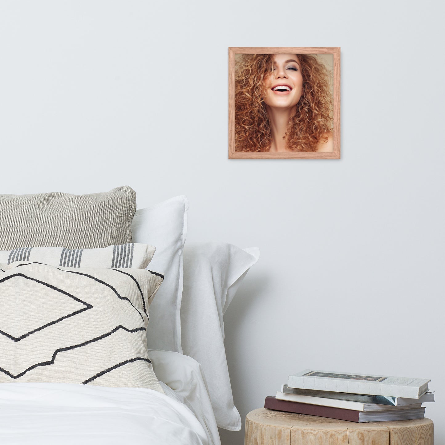 Smiles + Laughter = Priceless. Framed Poster Wall Art (Horizontal Model 0034)