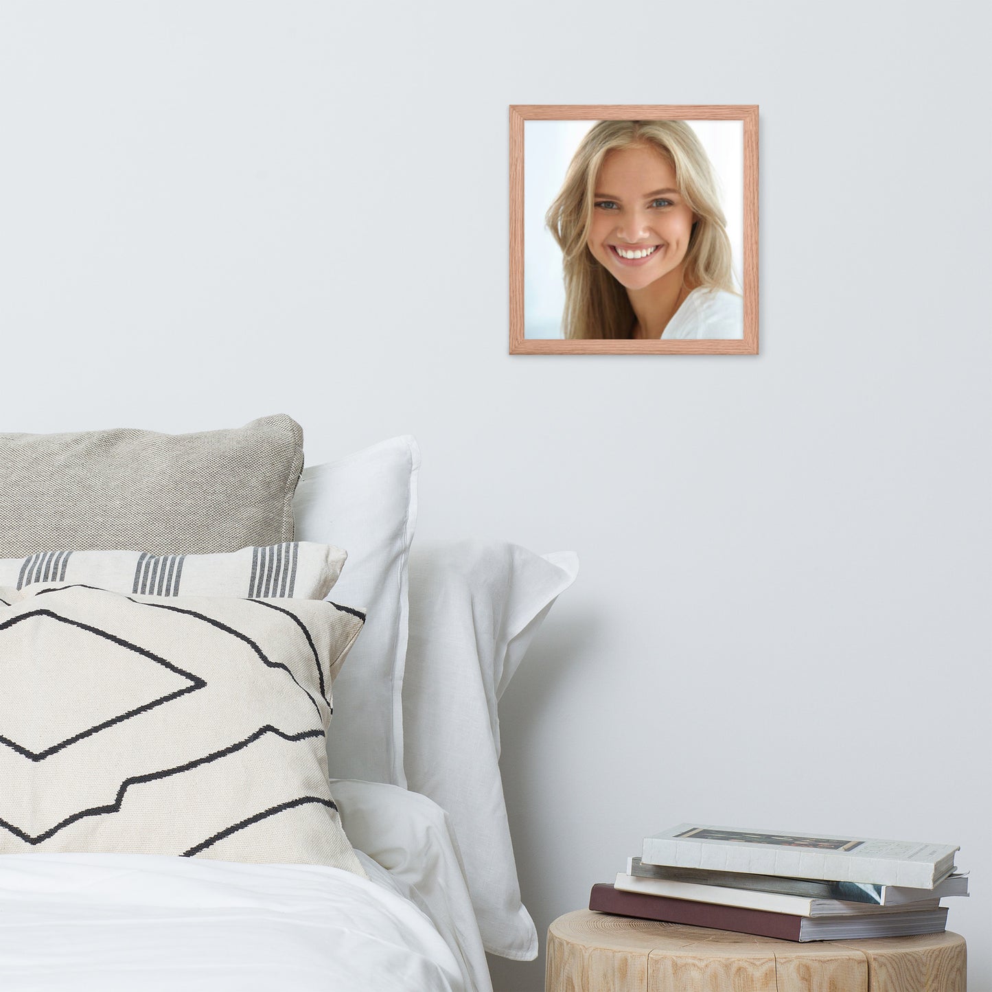 Smiles + Laughter = Priceless. Framed Poster Wall Art (Horizontal Model 0037)