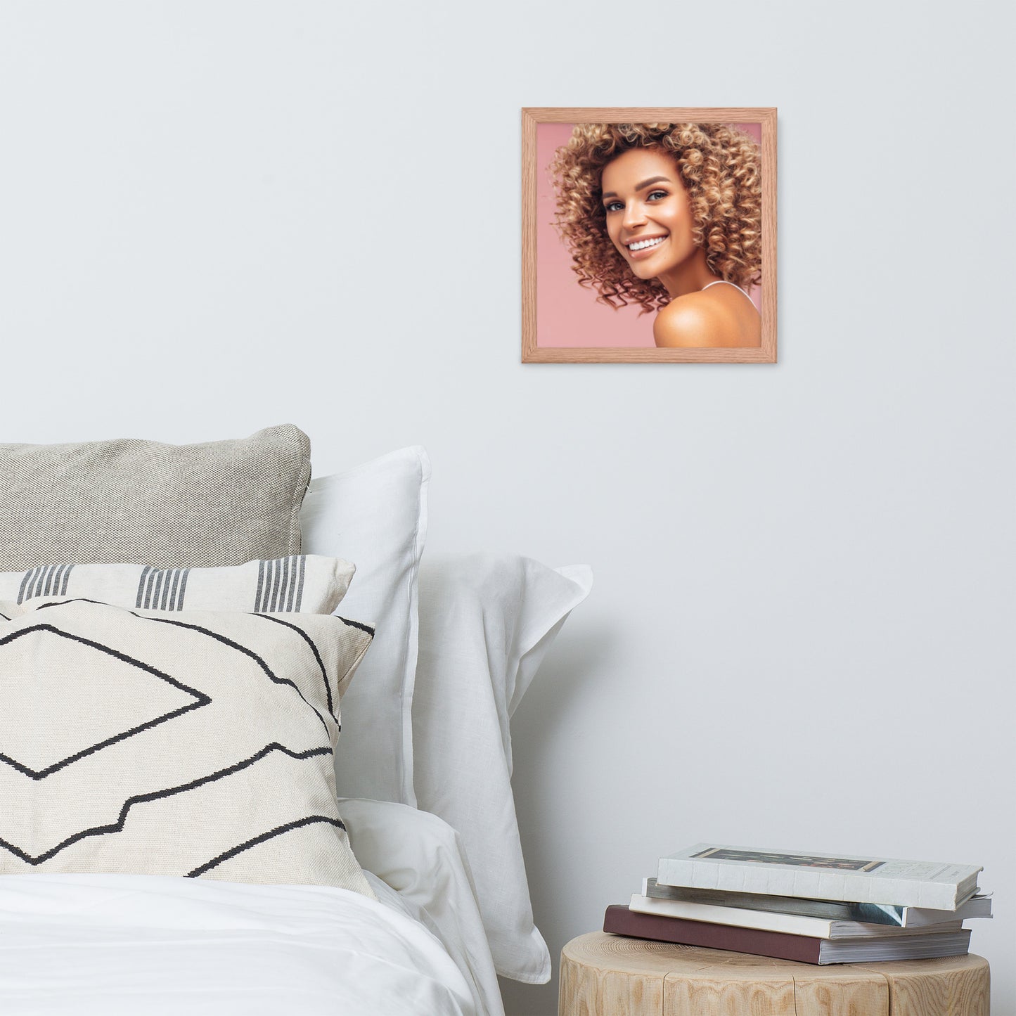 Smiles + Laughter = Priceless. Framed Poster Wall Art (Horizontal Model 0053)