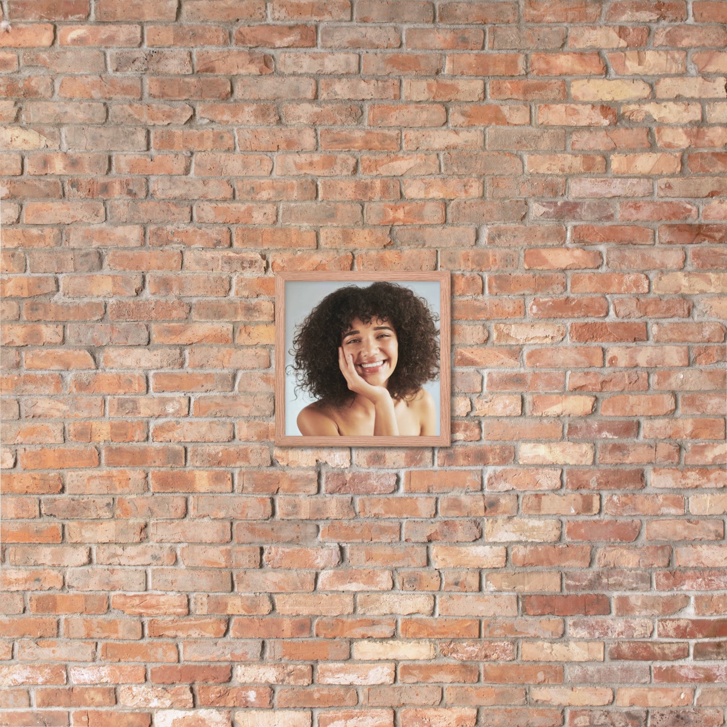 Framed Poster Wall Art Vertical: Priceless Smiles and Laughter (Print Model 0035)