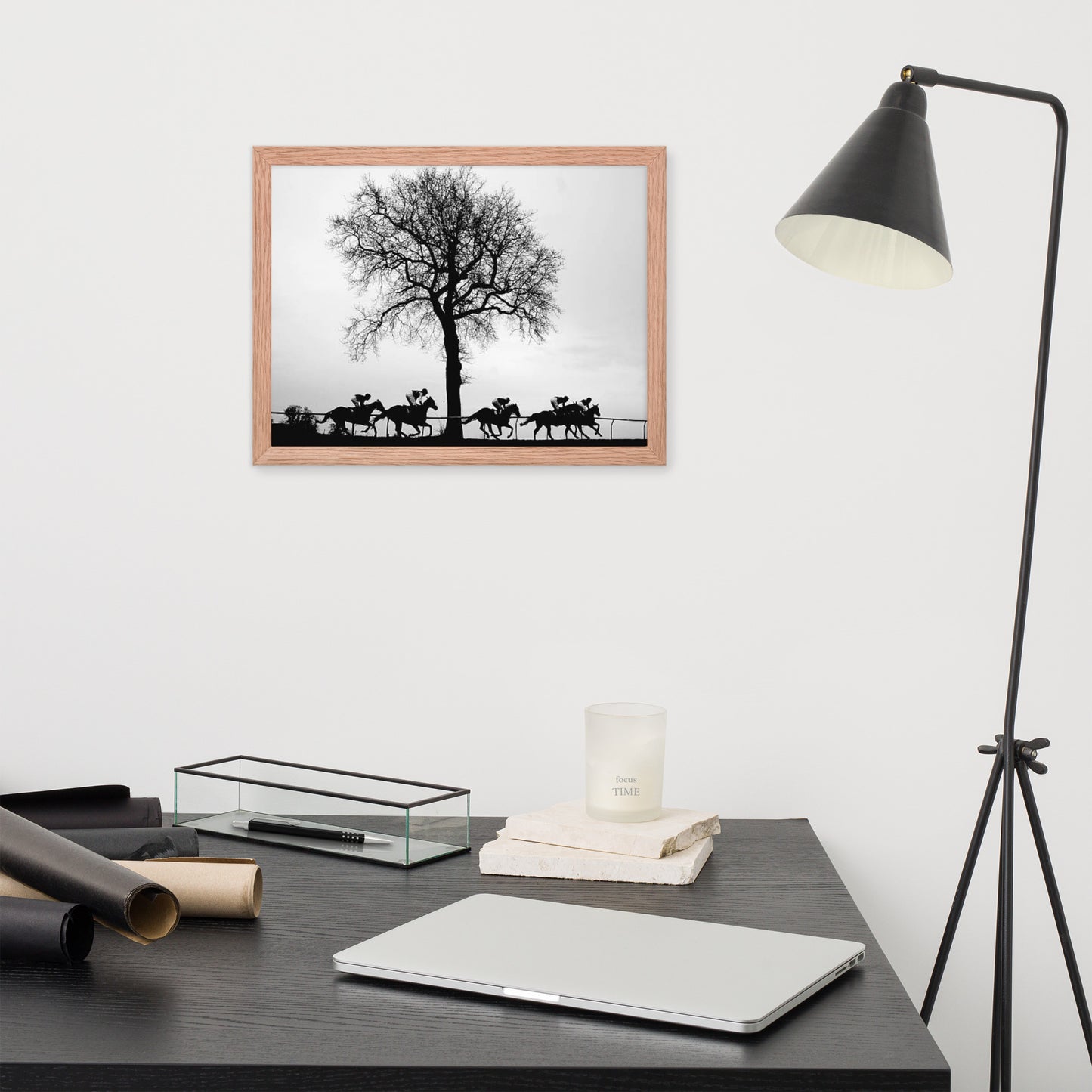 Framed Poster (Horse Wall Art Horizontal - Model 001)