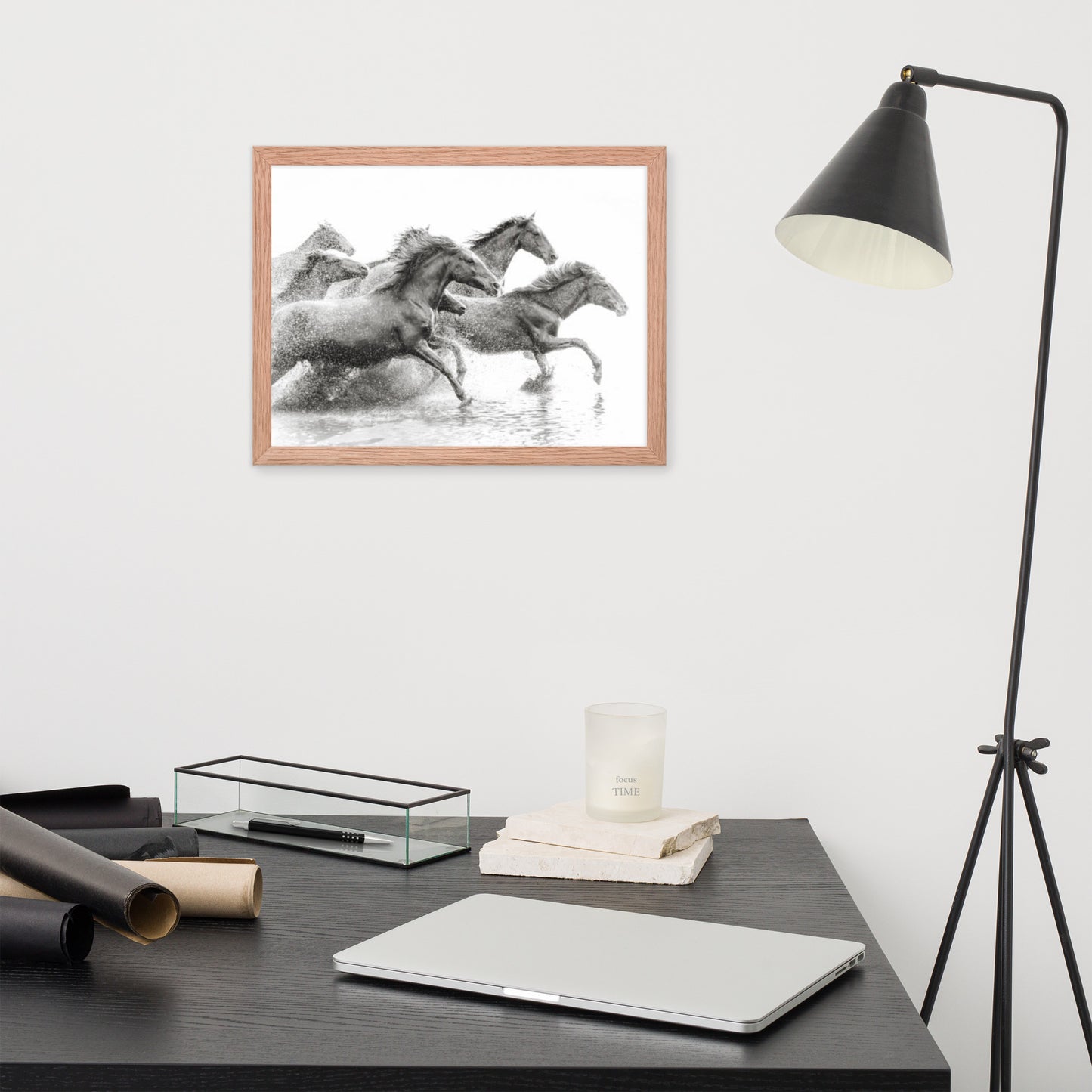 Framed Poster (Horse Wall Art Horizontal - Model 002)