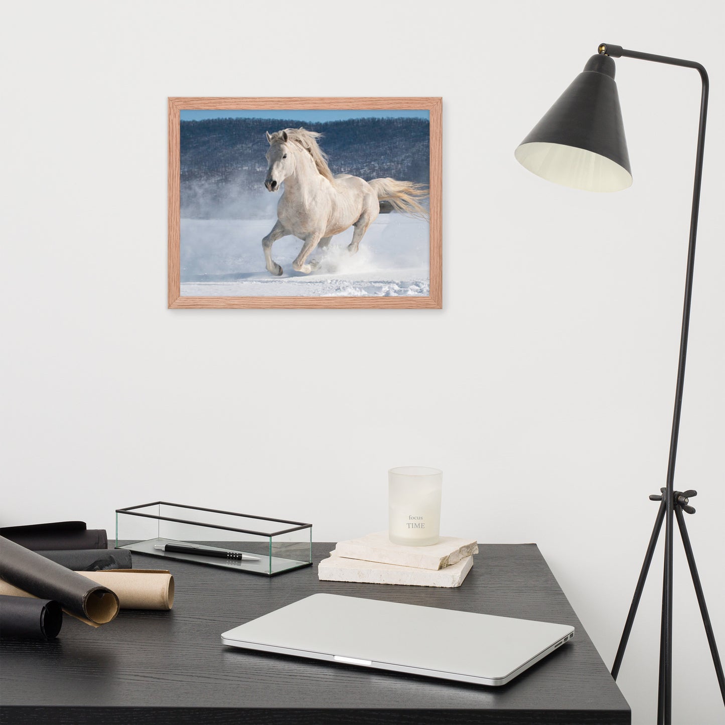 Framed Poster (Horse Wall Art Horizontal - Model 0012)