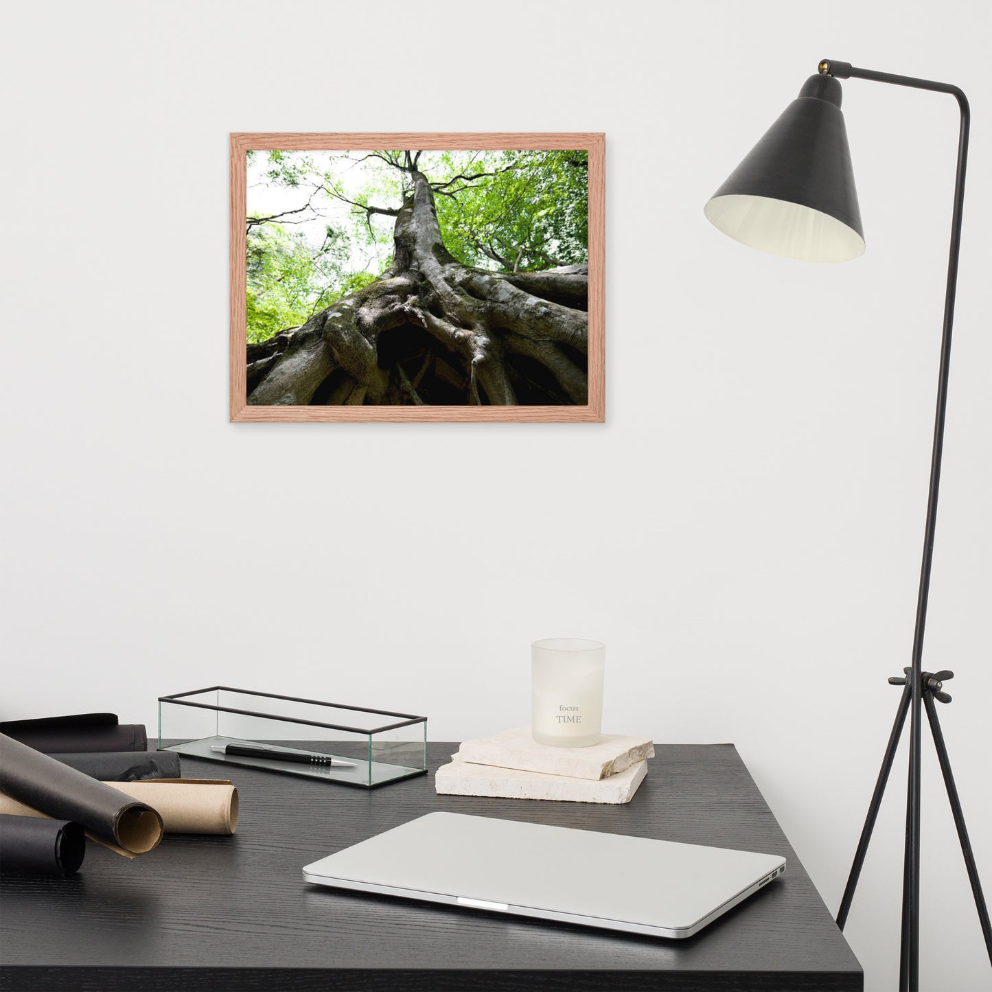 Scenic Nature View Framed Poster Wall Art (Horizontal Model 001)