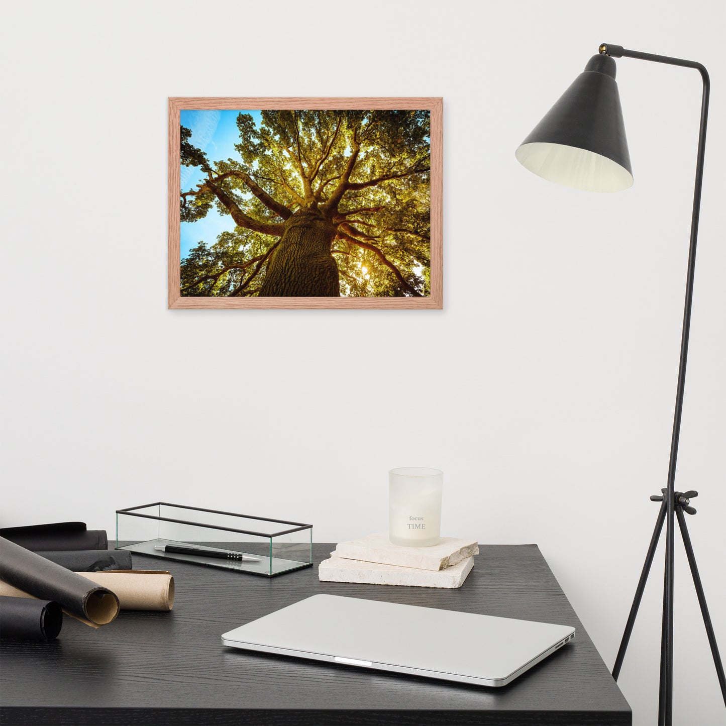 Scenic Nature View Framed Poster Wall Art (Horizontal Model 003)