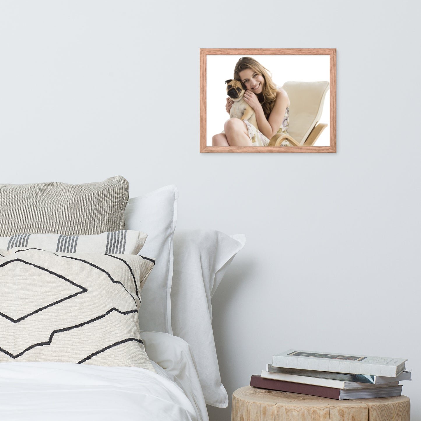 Smiles + Laughter = Priceless. Framed Poster Wall Art (Horizontal Model 0012)