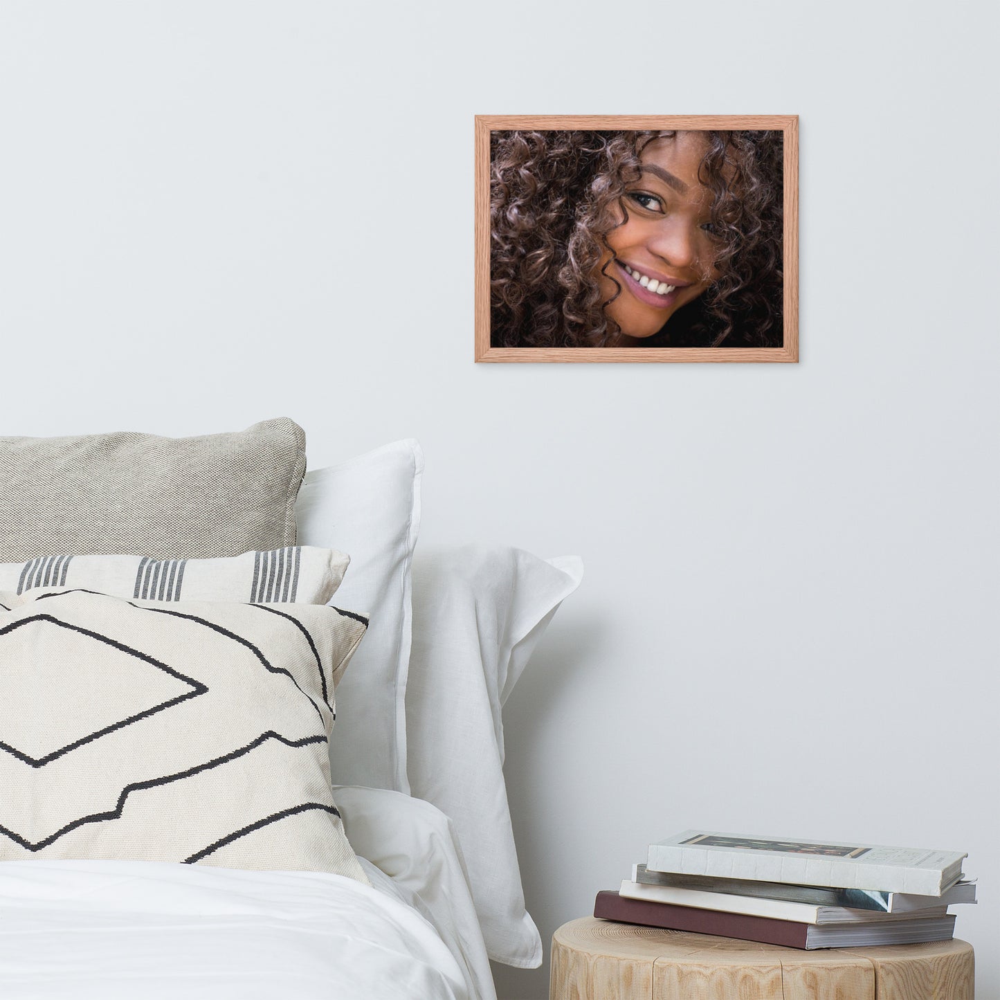 Smiles + Laughter = Priceless. Framed Poster Wall Art (Horizontal Model 0020)