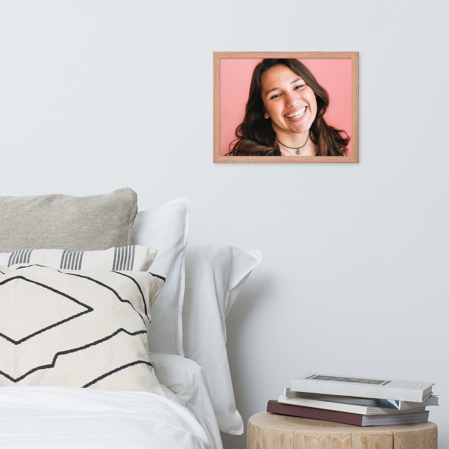 Smiles + Laughter = Priceless. Framed Poster Wall Art (Horizontal Model 0027)