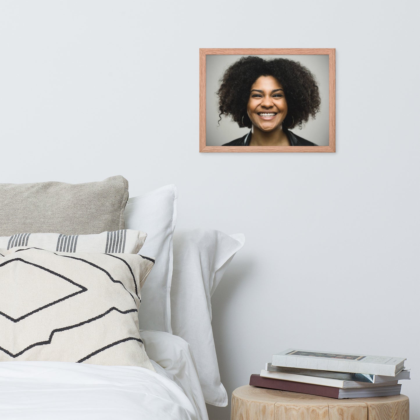 Smiles + Laughter = Priceless. Framed Poster Wall Art (Horizontal Model 0028)