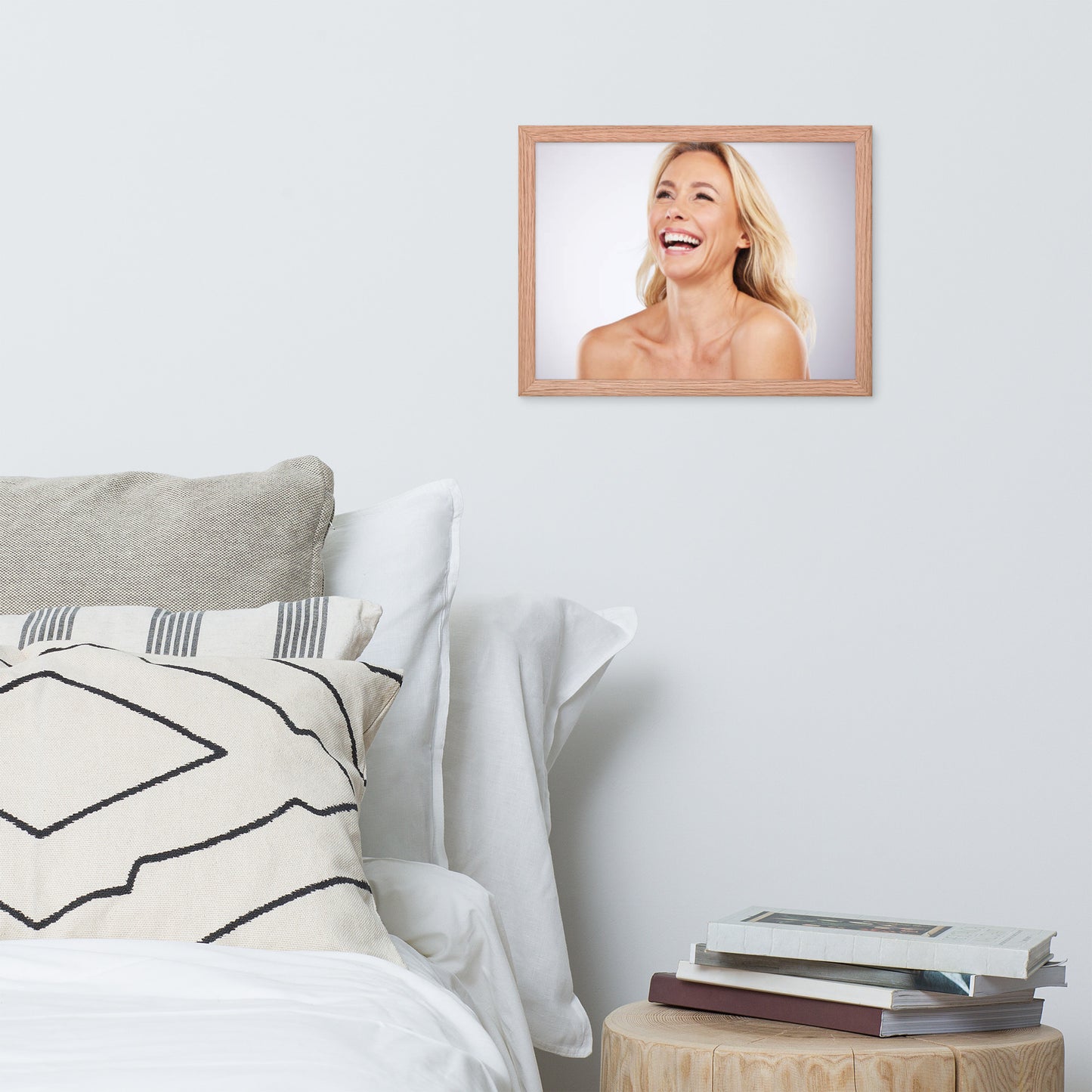 Smiles + Laughter = Priceless. Framed Poster Wall Art (Horizontal Model 0033)