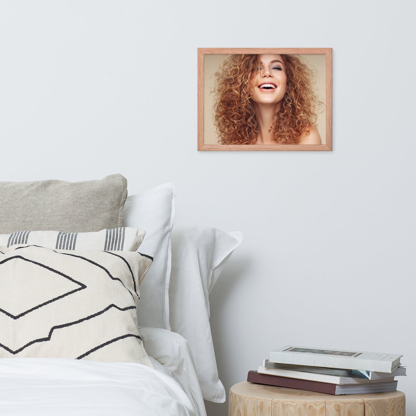 Smiles + Laughter = Priceless. Framed Poster Wall Art (Horizontal Model 0034)