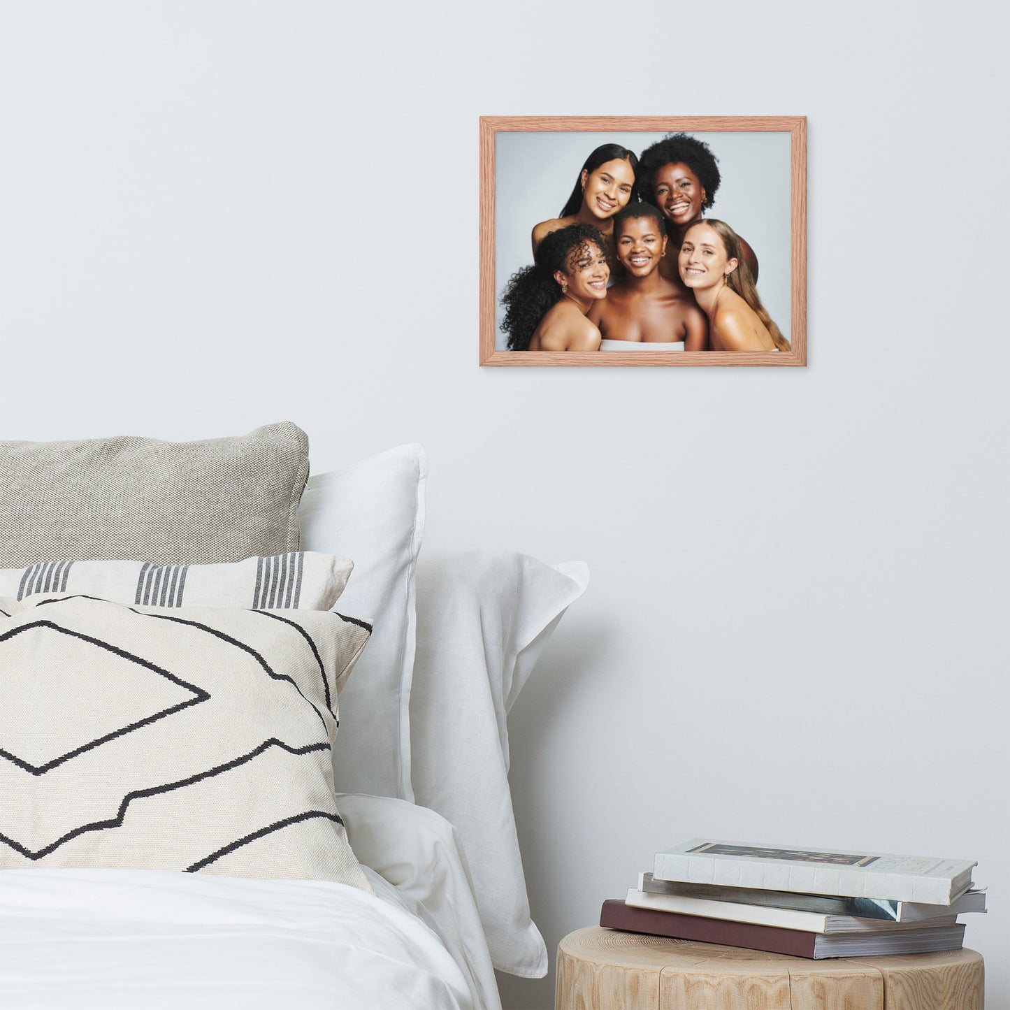 Smiles + Laughter = Priceless. Framed Poster Wall Art (Horizontal Model 0036)