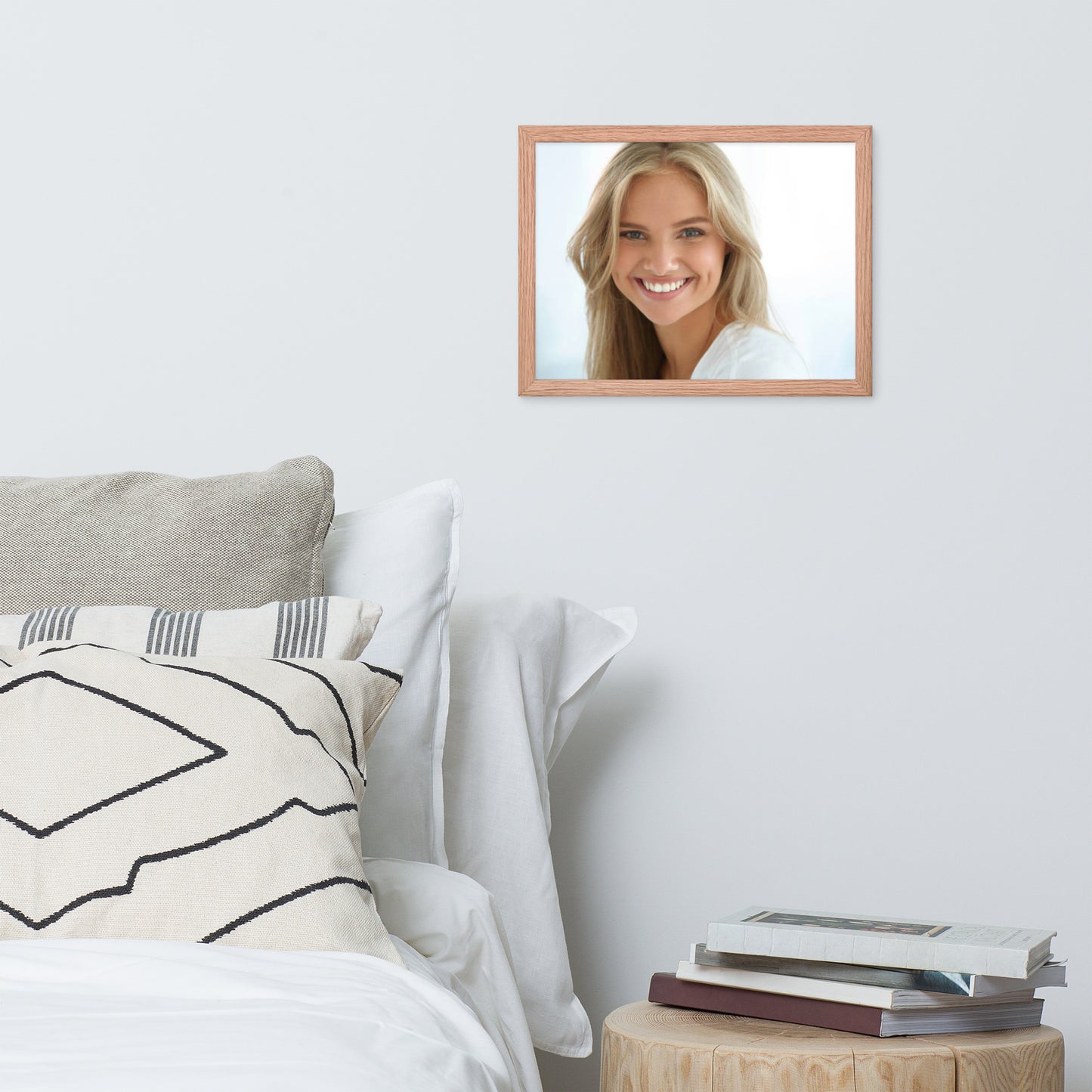 Smiles + Laughter = Priceless. Framed Poster Wall Art (Horizontal Model 0037)