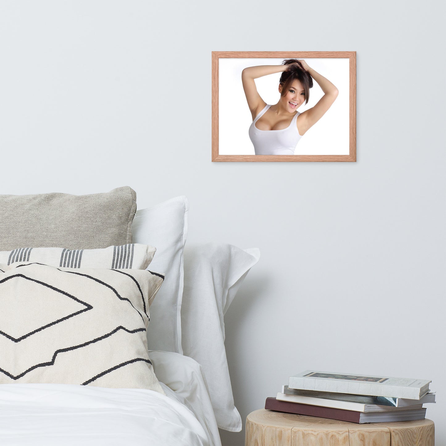 Smiles + Laughter = Priceless. Framed Poster Wall Art (Horizontal Model 0048)