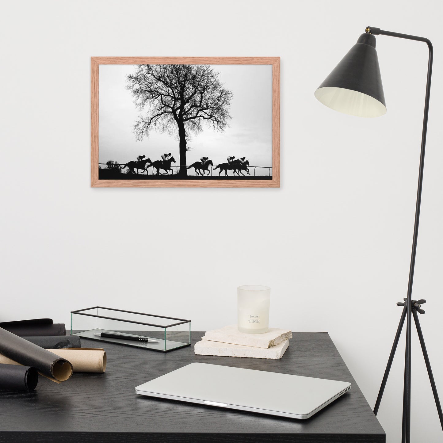 Framed Poster (Horse Wall Art Horizontal - Model 001)