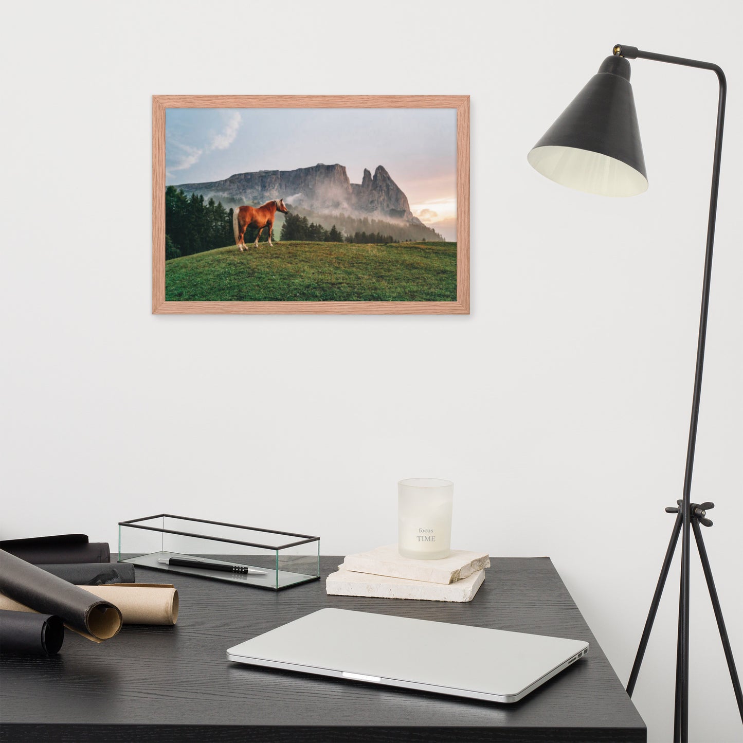 Framed Poster (Horse Wall Art Horizontal - Model 003)