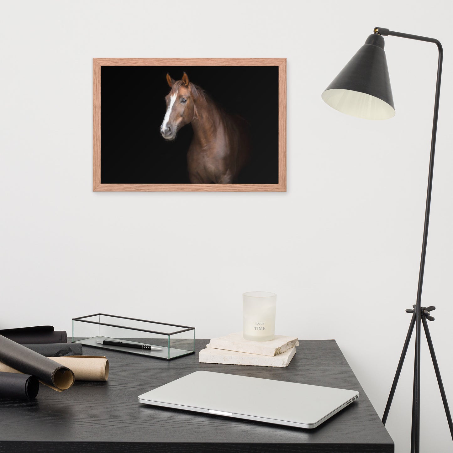 Framed Poster (Horse Wall Art Horizontal - Model 005)