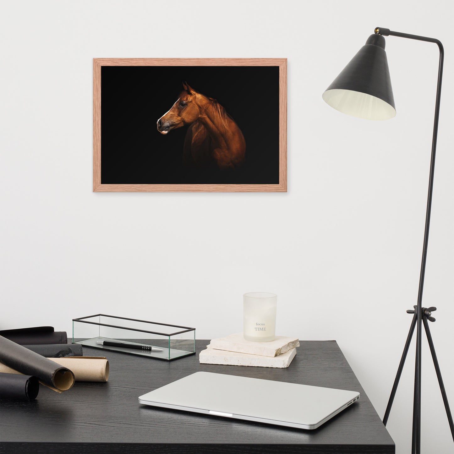 Framed Poster (Horse Wall Art Horizontal - Model 006)