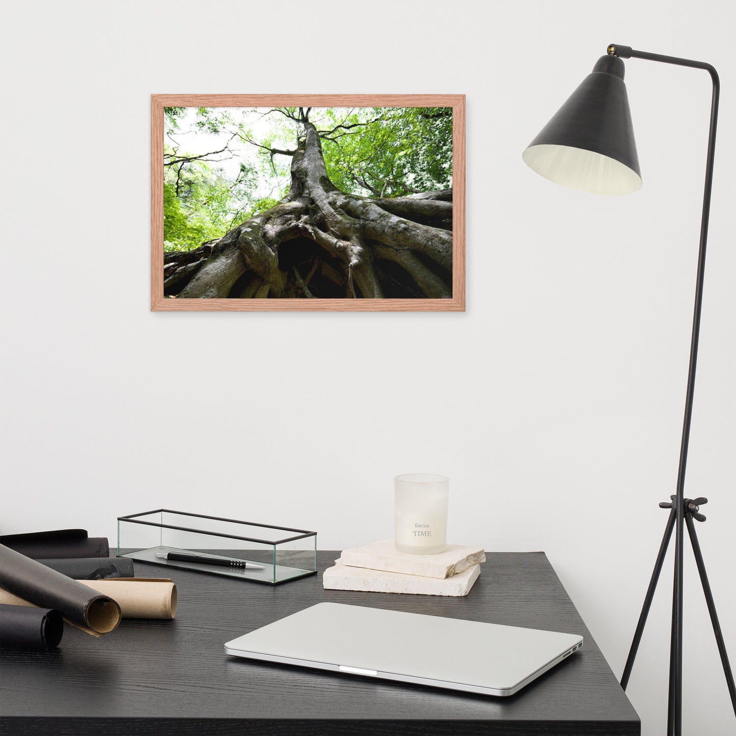 Scenic Nature View Framed Poster Wall Art (Horizontal Model 001)