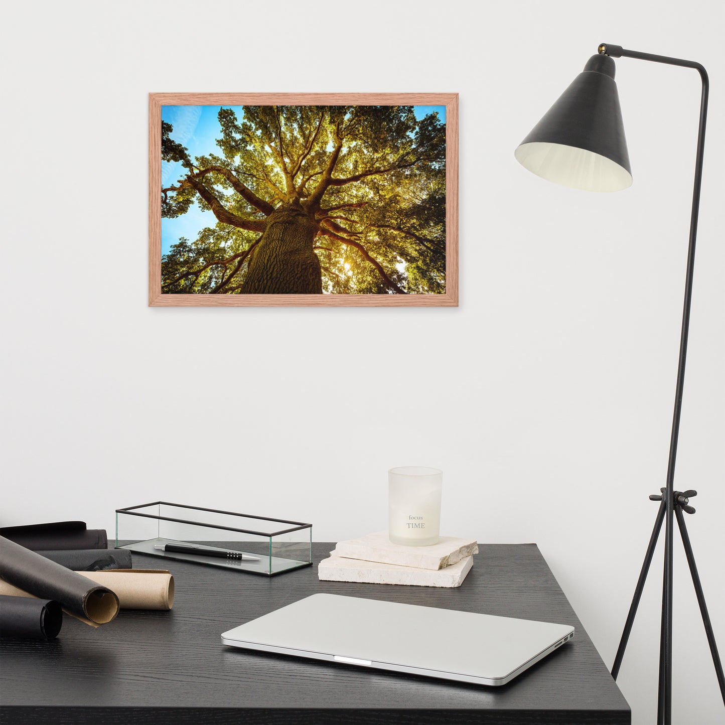 Scenic Nature View Framed Poster Wall Art (Horizontal Model 003)