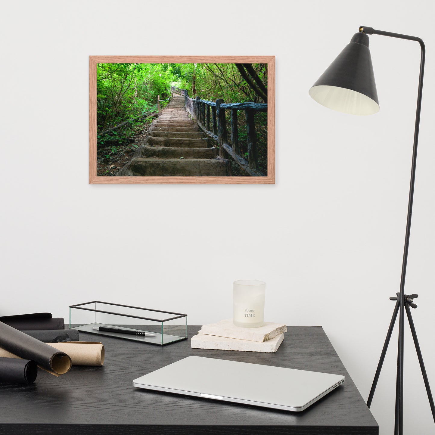 Scenic Nature View Framed Poster Wall Art (Horizontal Model 006)