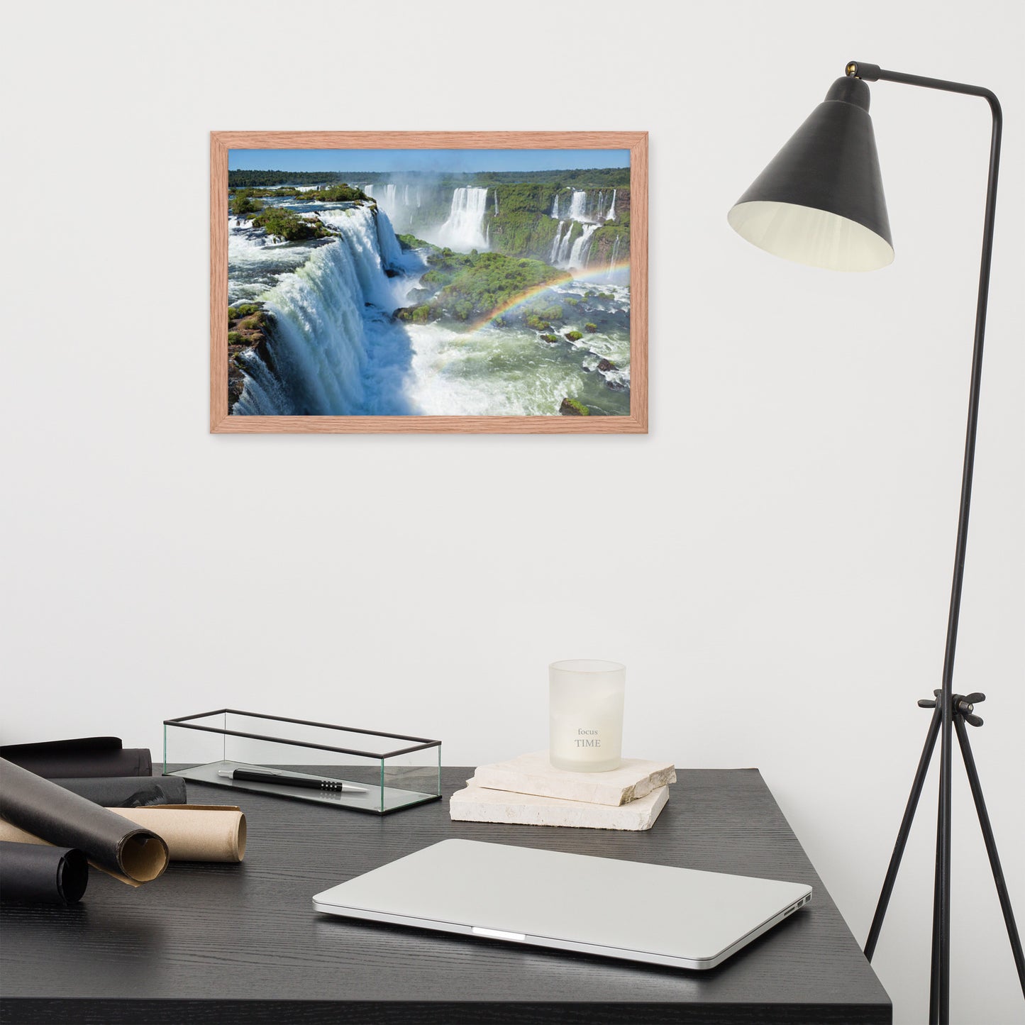 Scenic Nature View Framed Poster Wall Art (Horizontal Model 0013)