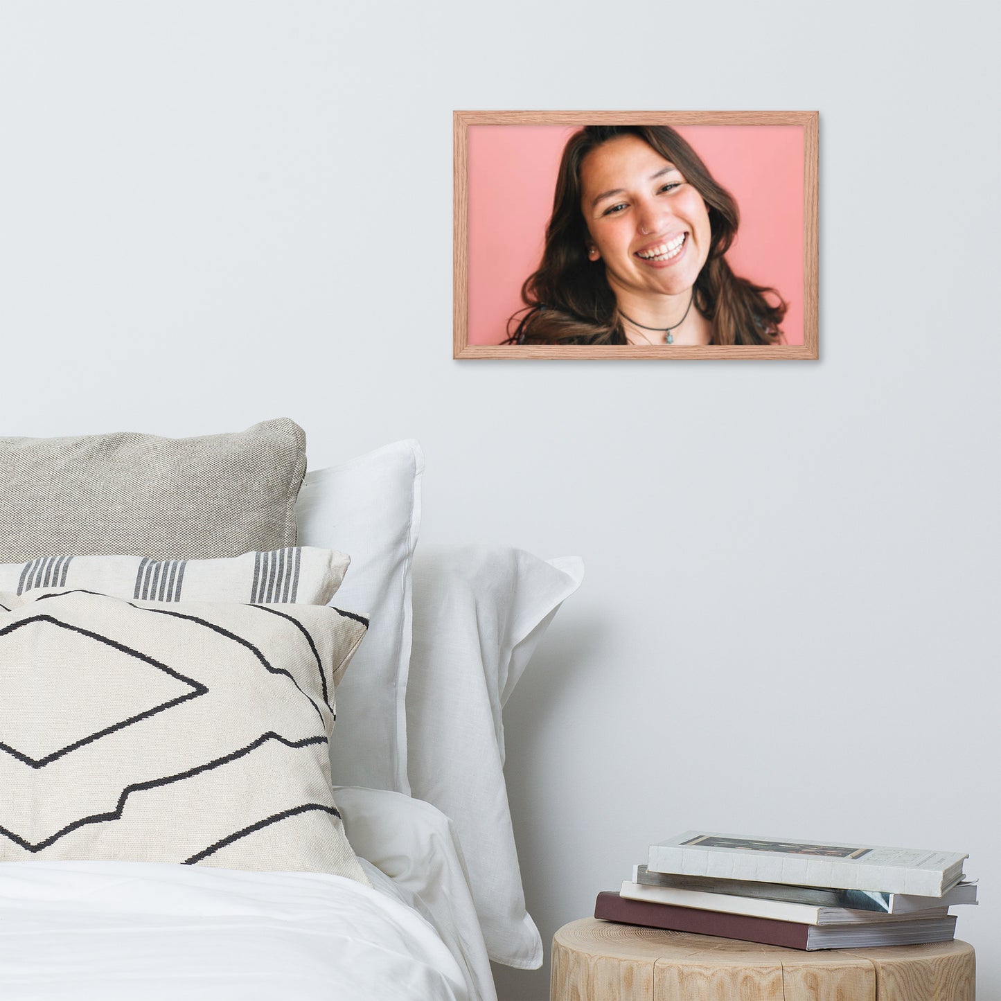 Smiles + Laughter = Priceless. Framed Poster Wall Art (Horizontal Model 0027)