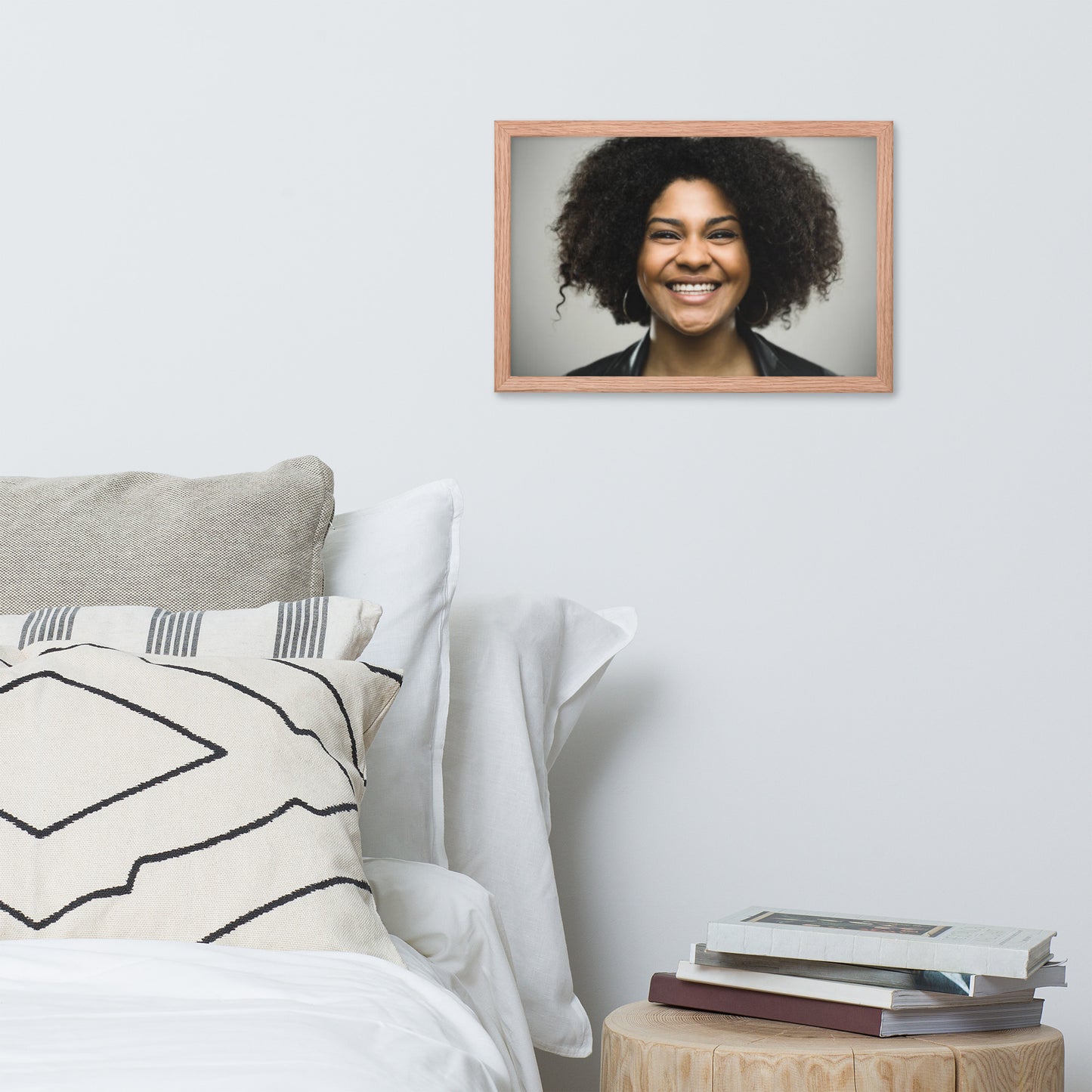 Smiles + Laughter = Priceless. Framed Poster Wall Art (Horizontal Model 0028)