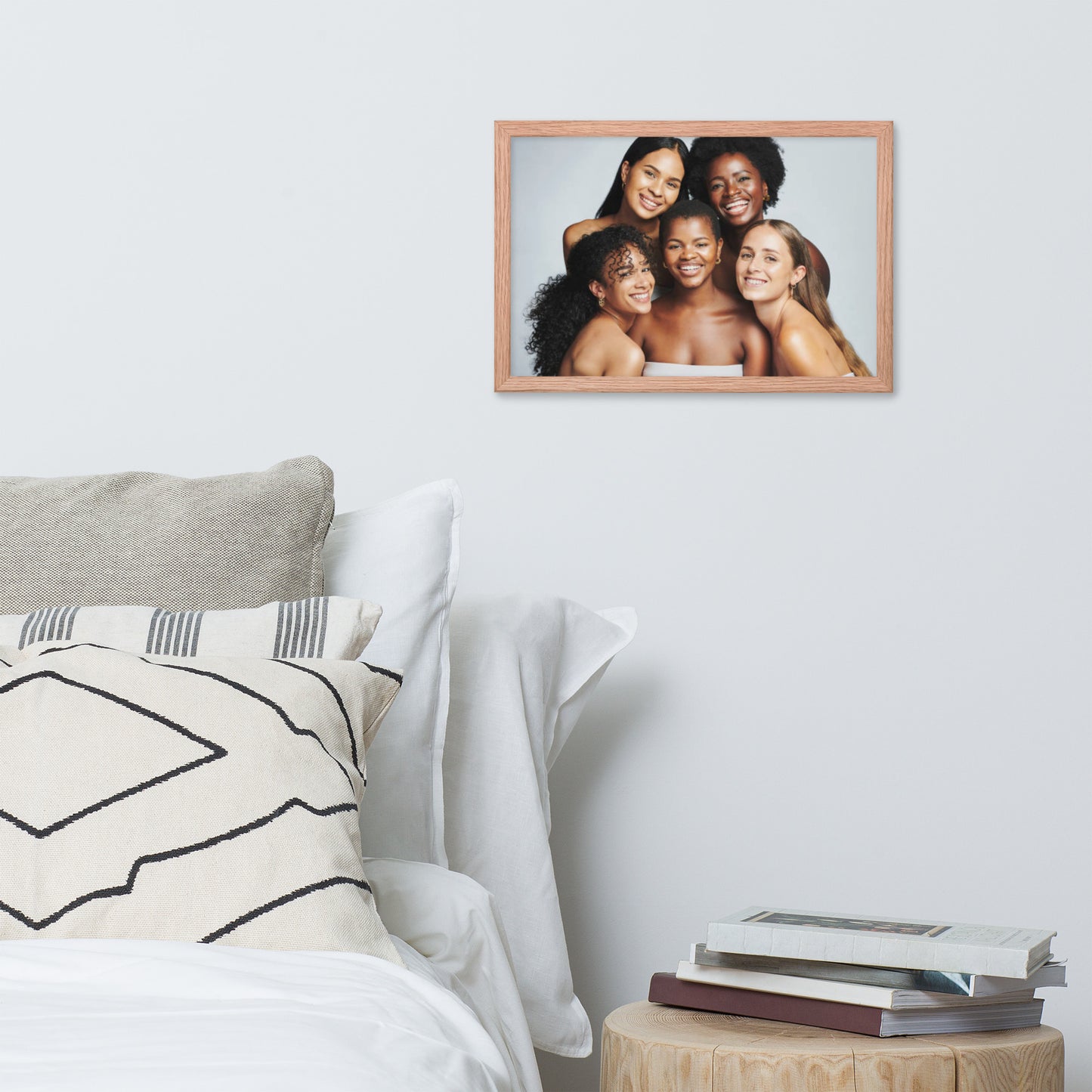 Smiles + Laughter = Priceless. Framed Poster Wall Art (Horizontal Model 0036)