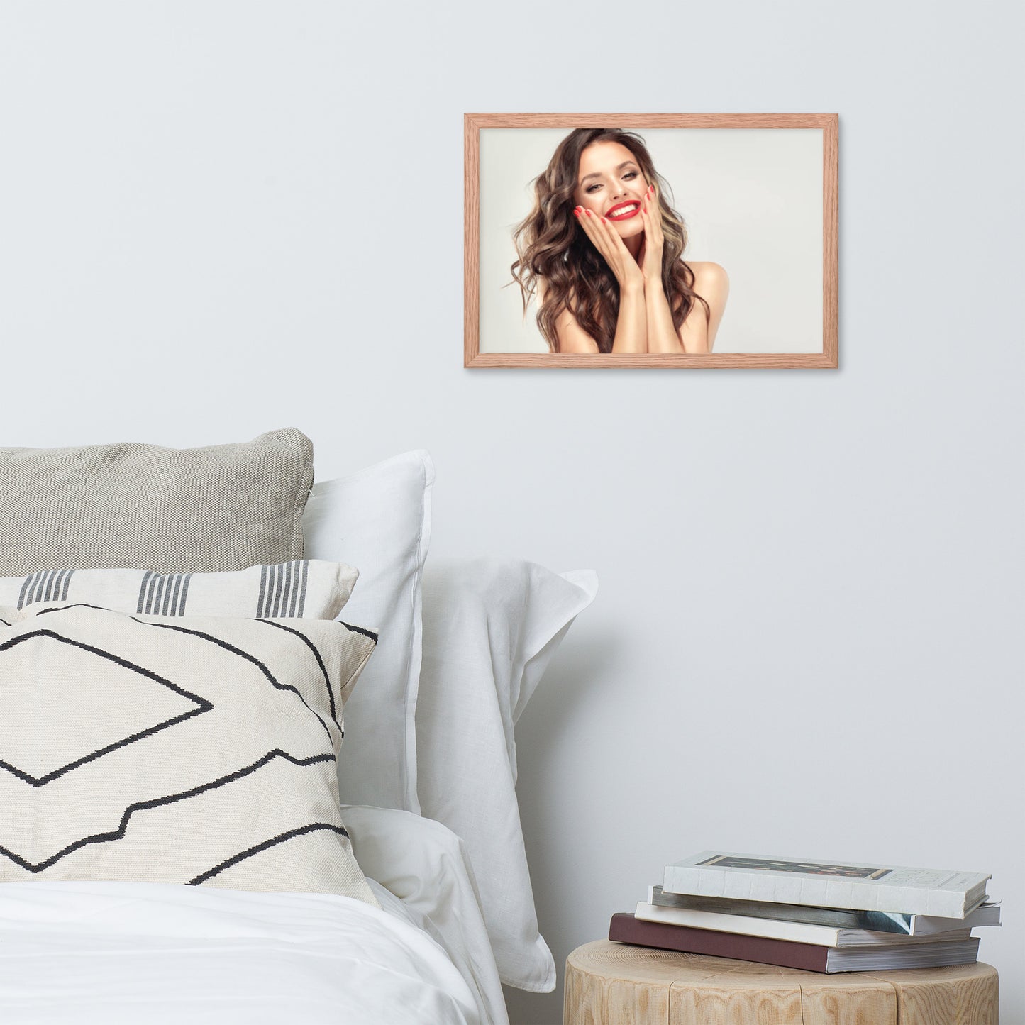 Smiles + Laughter = Priceless. Framed Poster Wall Art (Horizontal Model 0052)