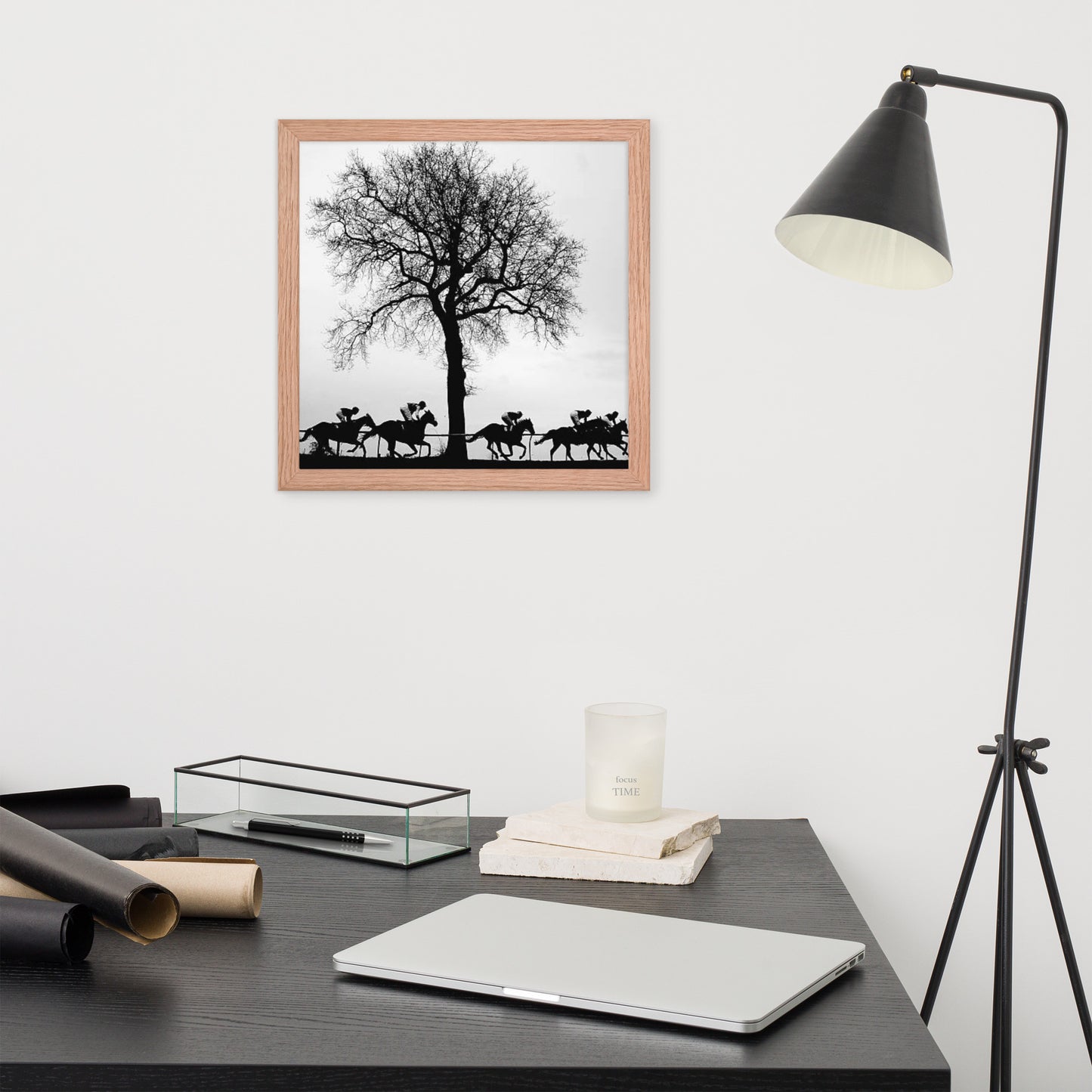 Framed Poster (Horse Wall Art Horizontal - Model 001)