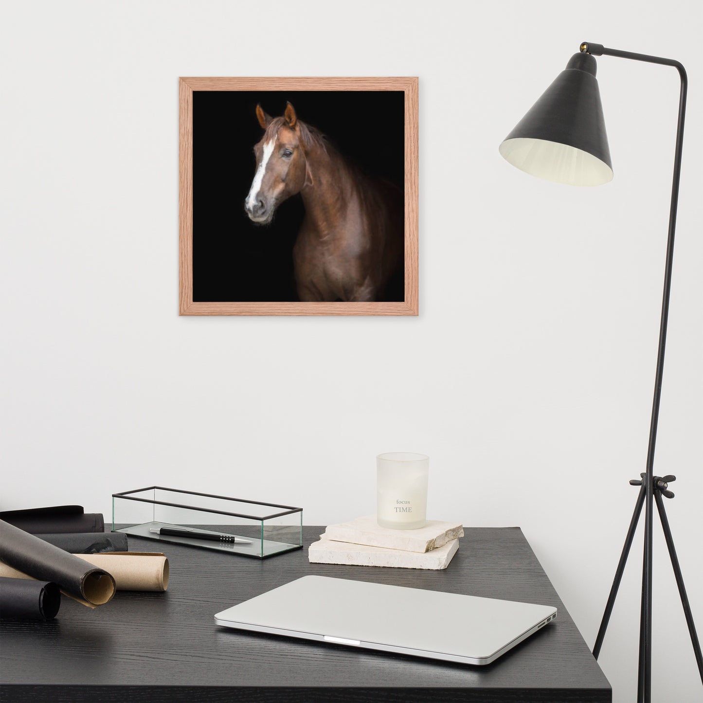 Framed Poster (Horse Wall Art Horizontal - Model 005)