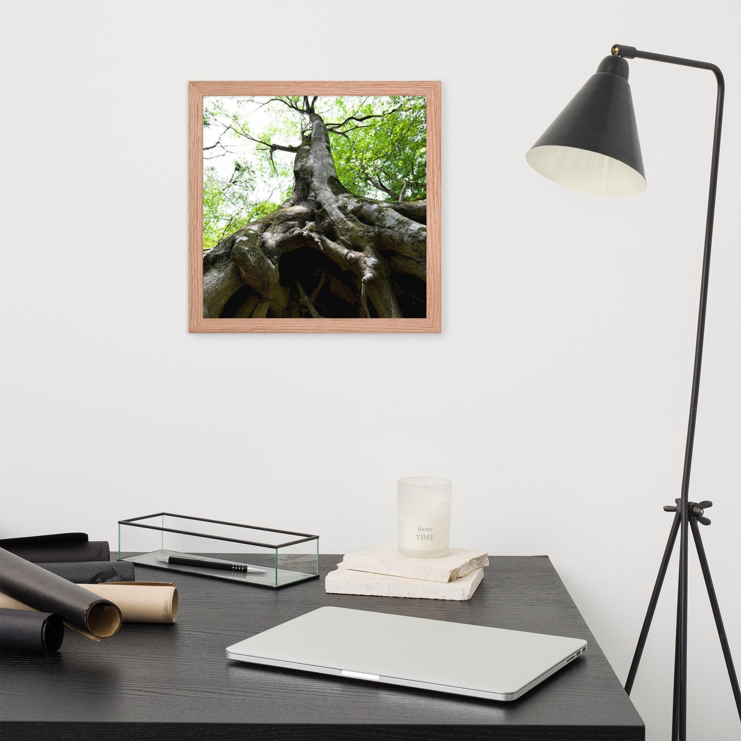 Scenic Nature View Framed Poster Wall Art (Horizontal Model 001)