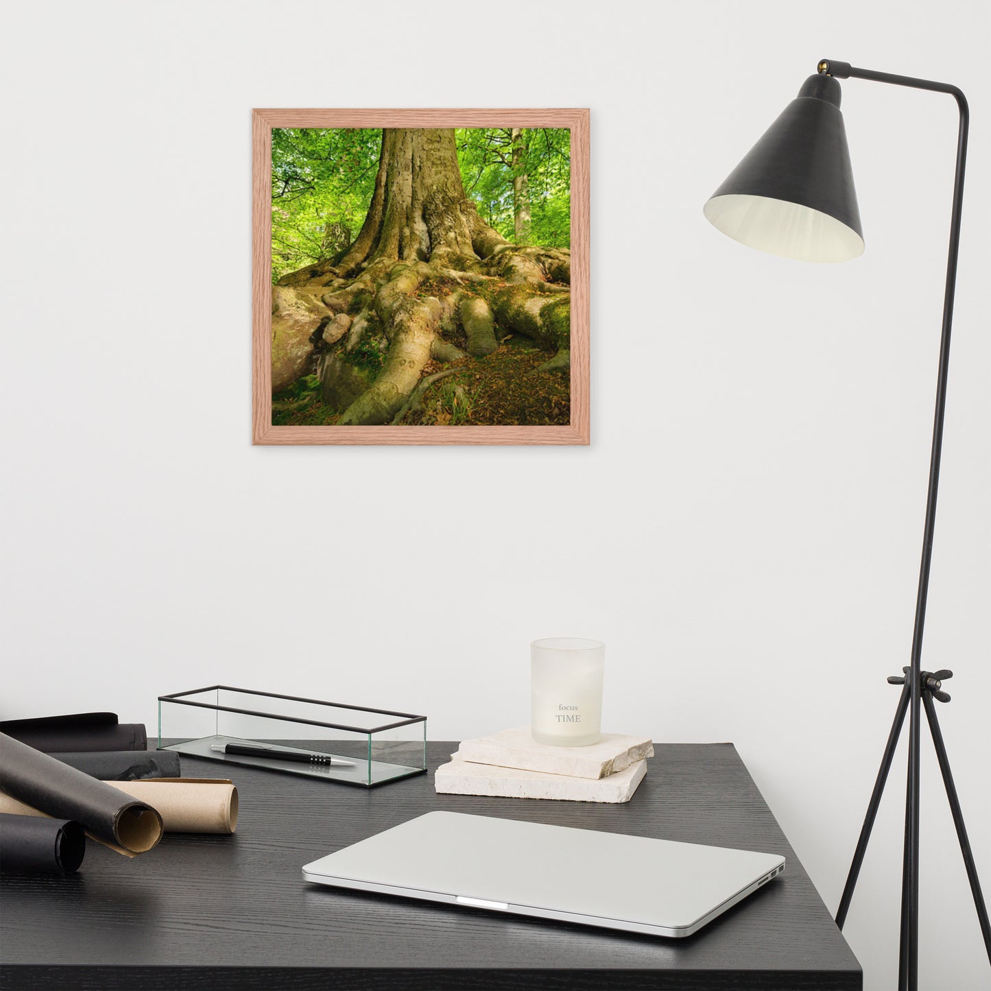 Scenic Nature View Framed Poster Wall Art (Horizontal Model 002)