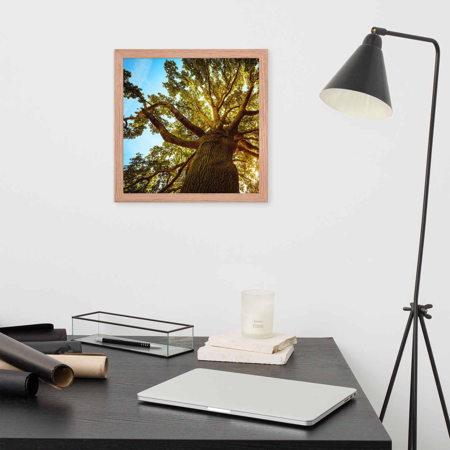 Scenic Nature View Framed Poster Wall Art (Horizontal Model 003)