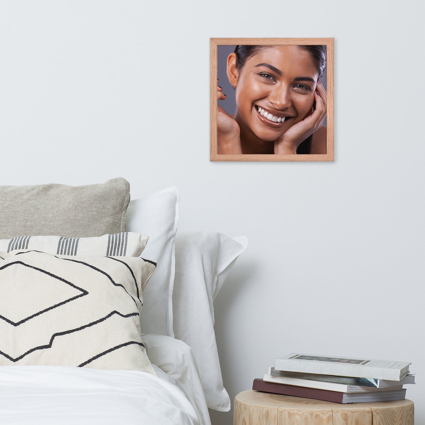 Smiles + Laughter = Priceless. Framed Poster Wall Art (Horizontal Model 0013)