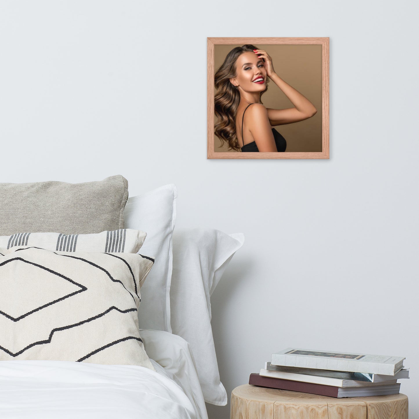 Smiles + Laughter = Priceless. Framed Poster Wall Art (Horizontal Model 0019)