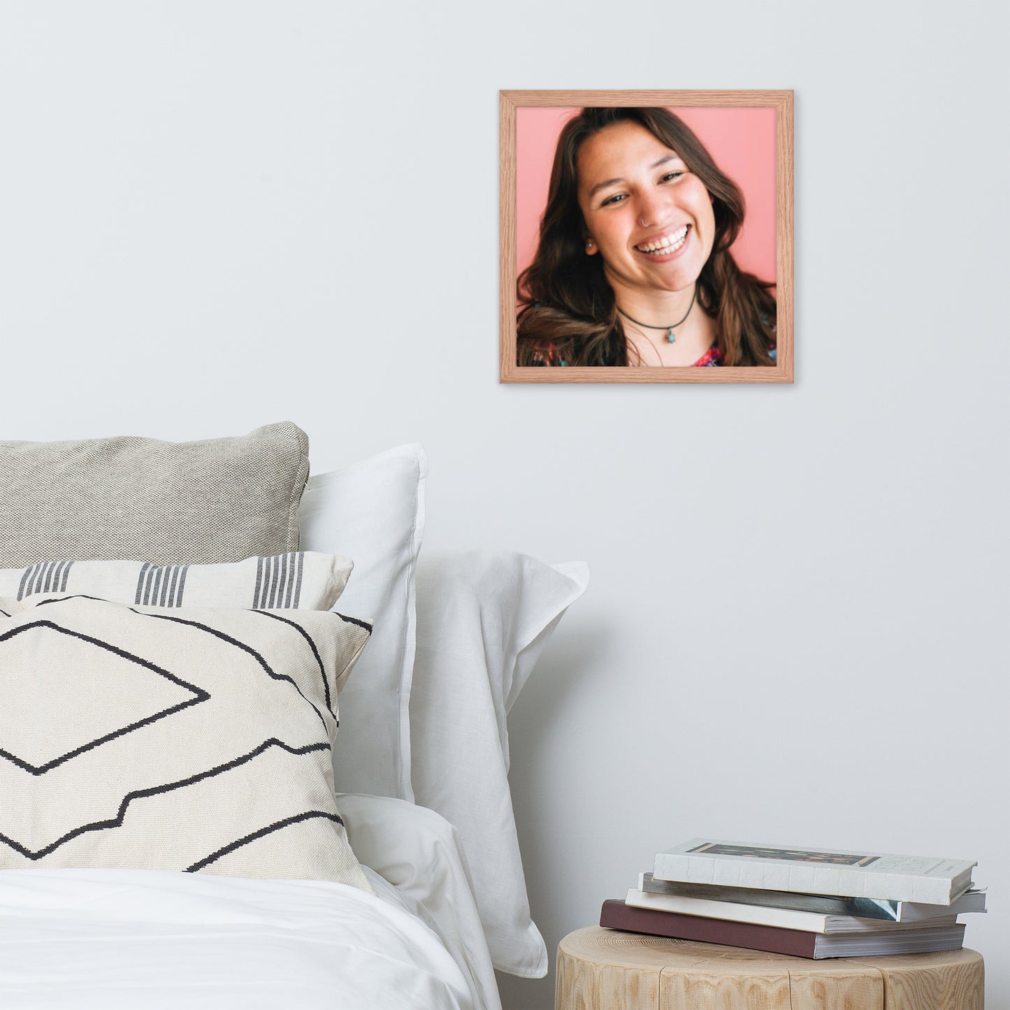 Smiles + Laughter = Priceless. Framed Poster Wall Art (Horizontal Model 0027)