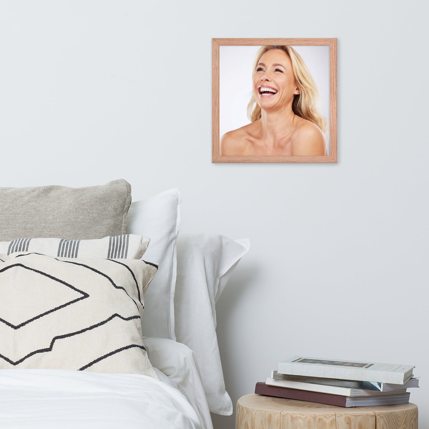 Smiles + Laughter = Priceless. Framed Poster Wall Art (Horizontal Model 0033)