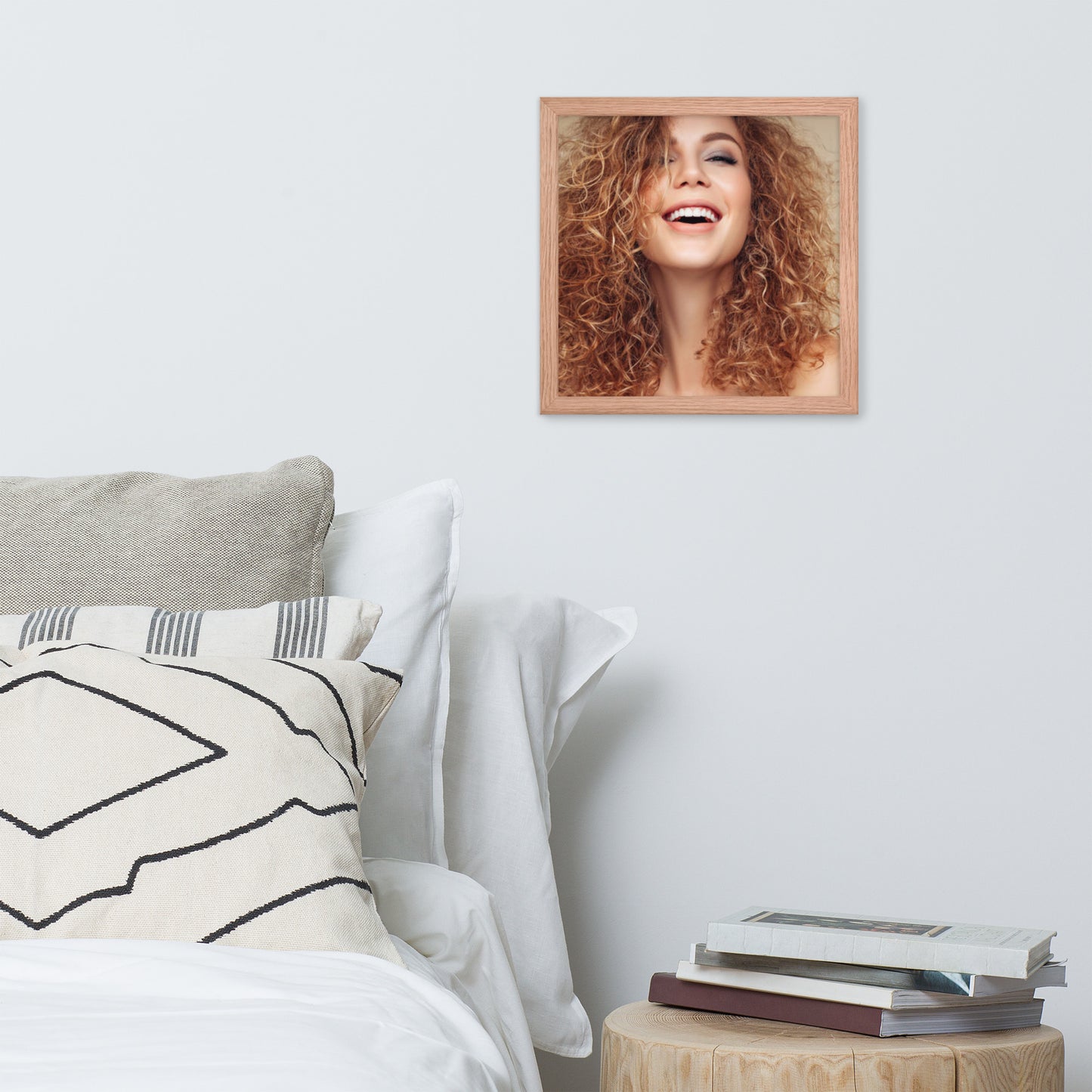 Smiles + Laughter = Priceless. Framed Poster Wall Art (Horizontal Model 0034)