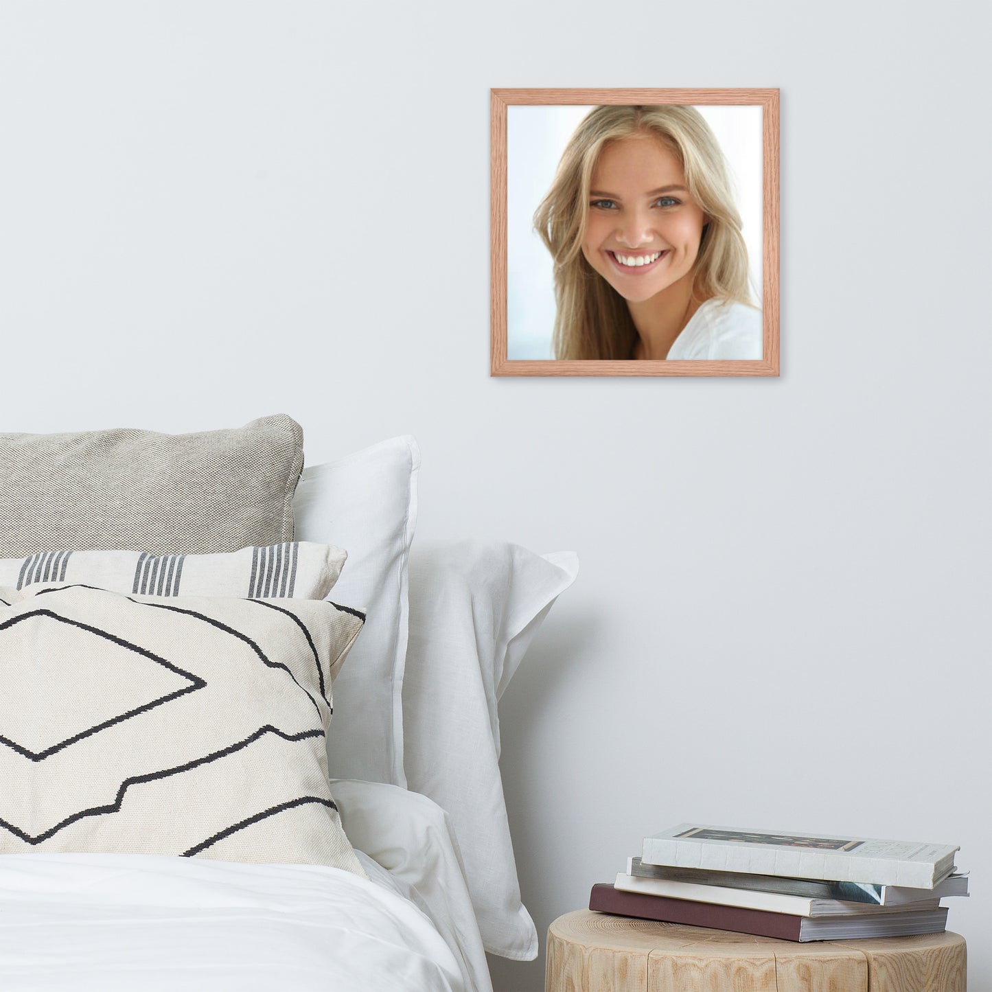 Smiles + Laughter = Priceless. Framed Poster Wall Art (Horizontal Model 0037)